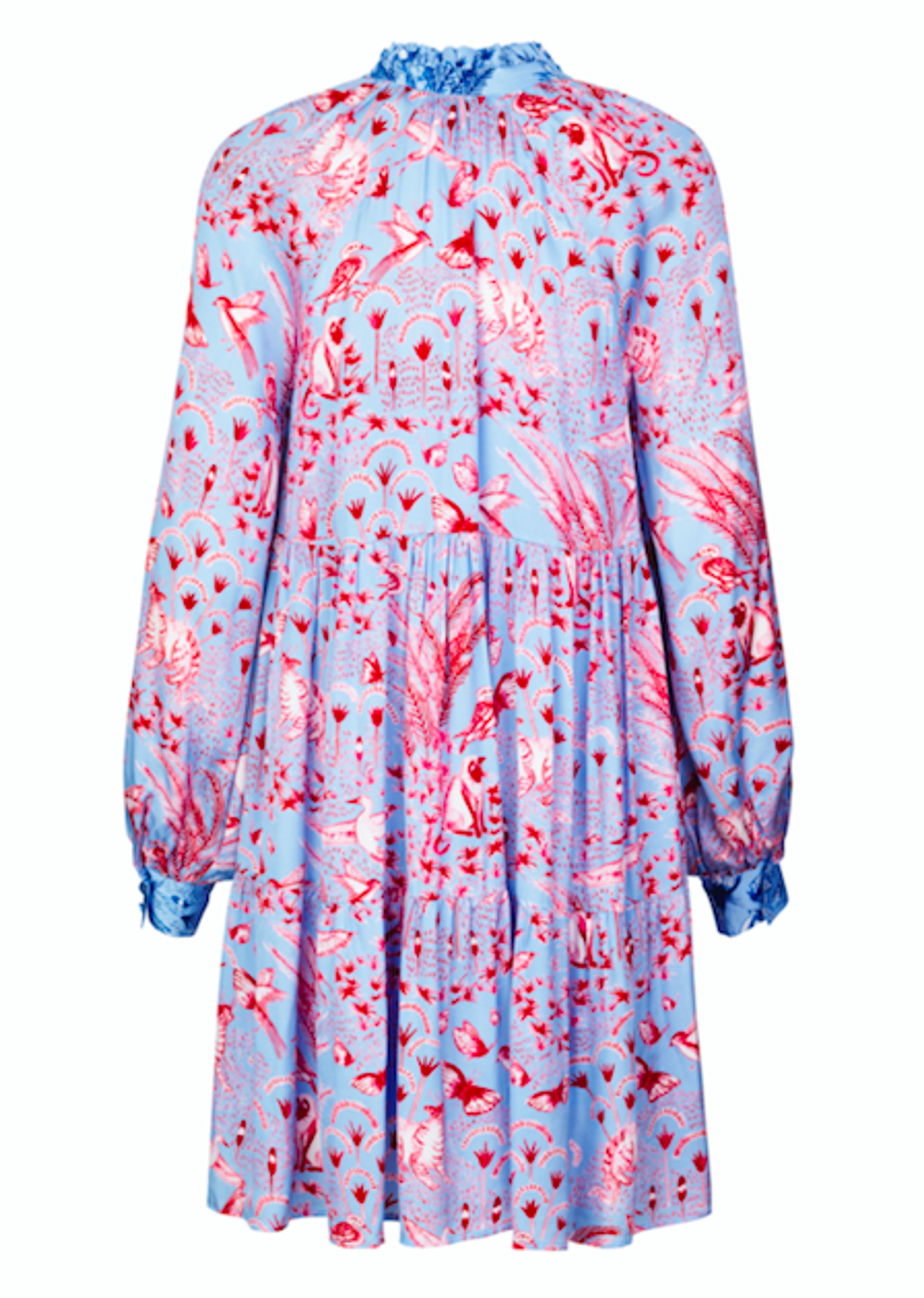 Stine Goya - Dress - Jasmine SS20 - Jungle Scene Pink