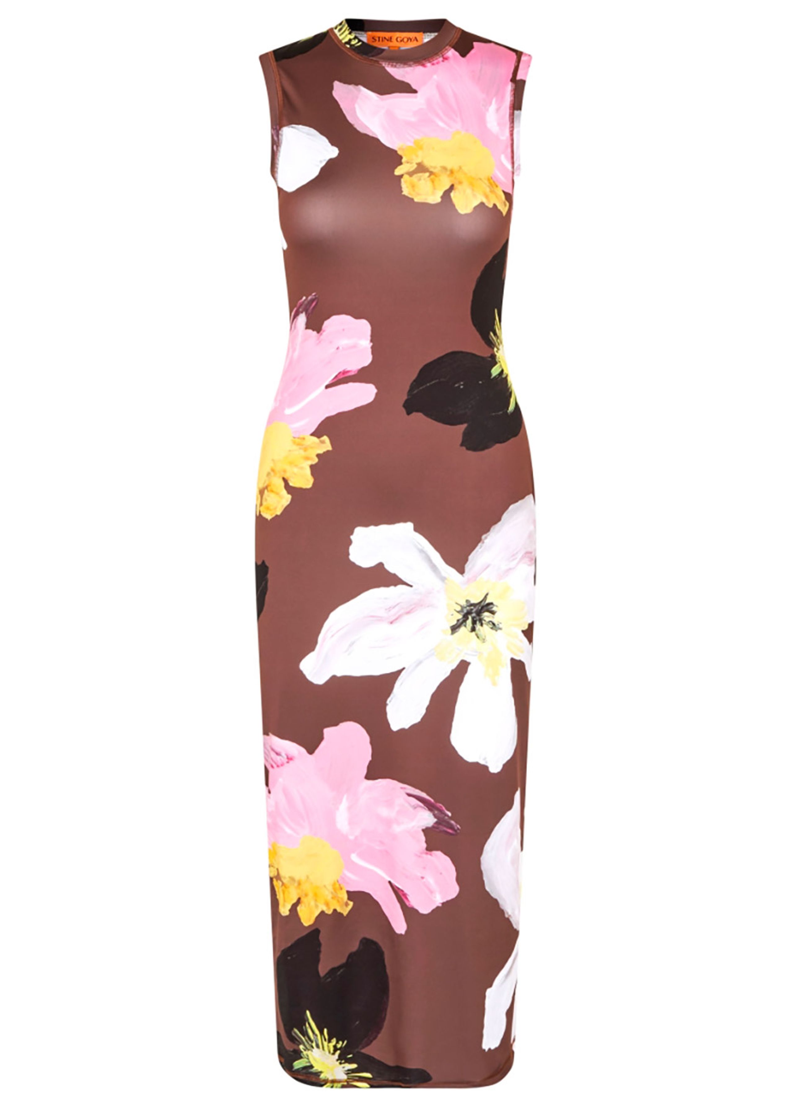 Stine Goya - Kleid - Elastic Tank Crewneck Dress - Wild Flowers
