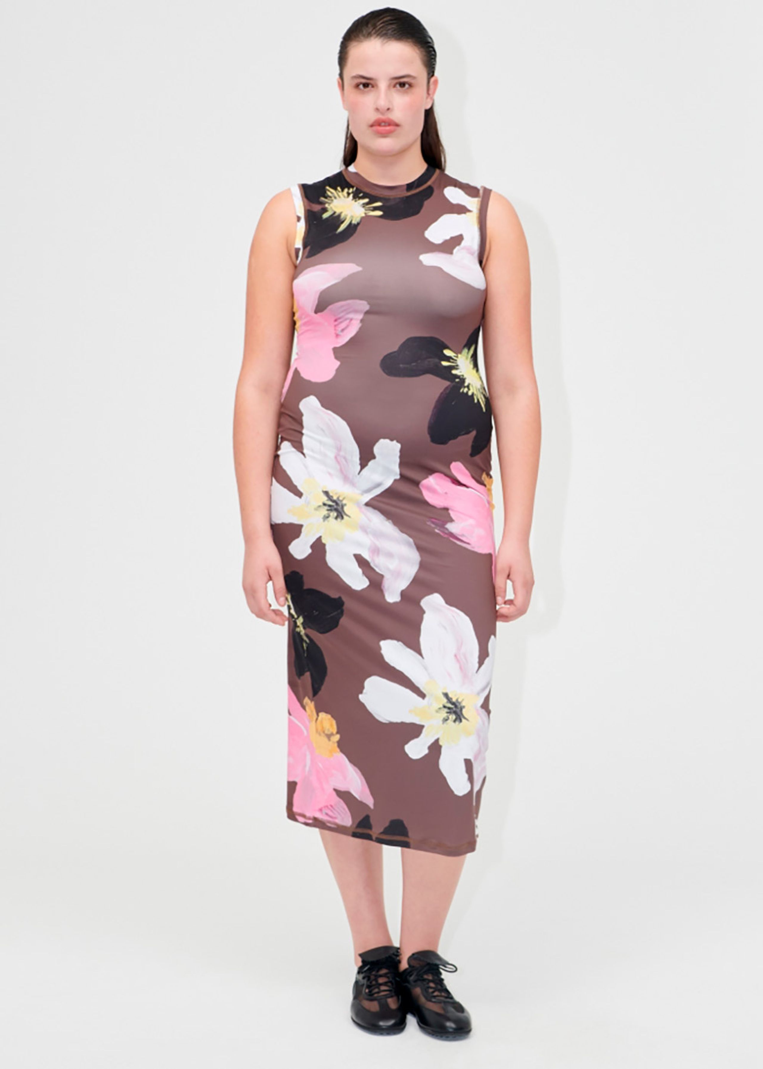 Stine Goya - Kleid - Elastic Tank Crewneck Dress - Wild Flowers
