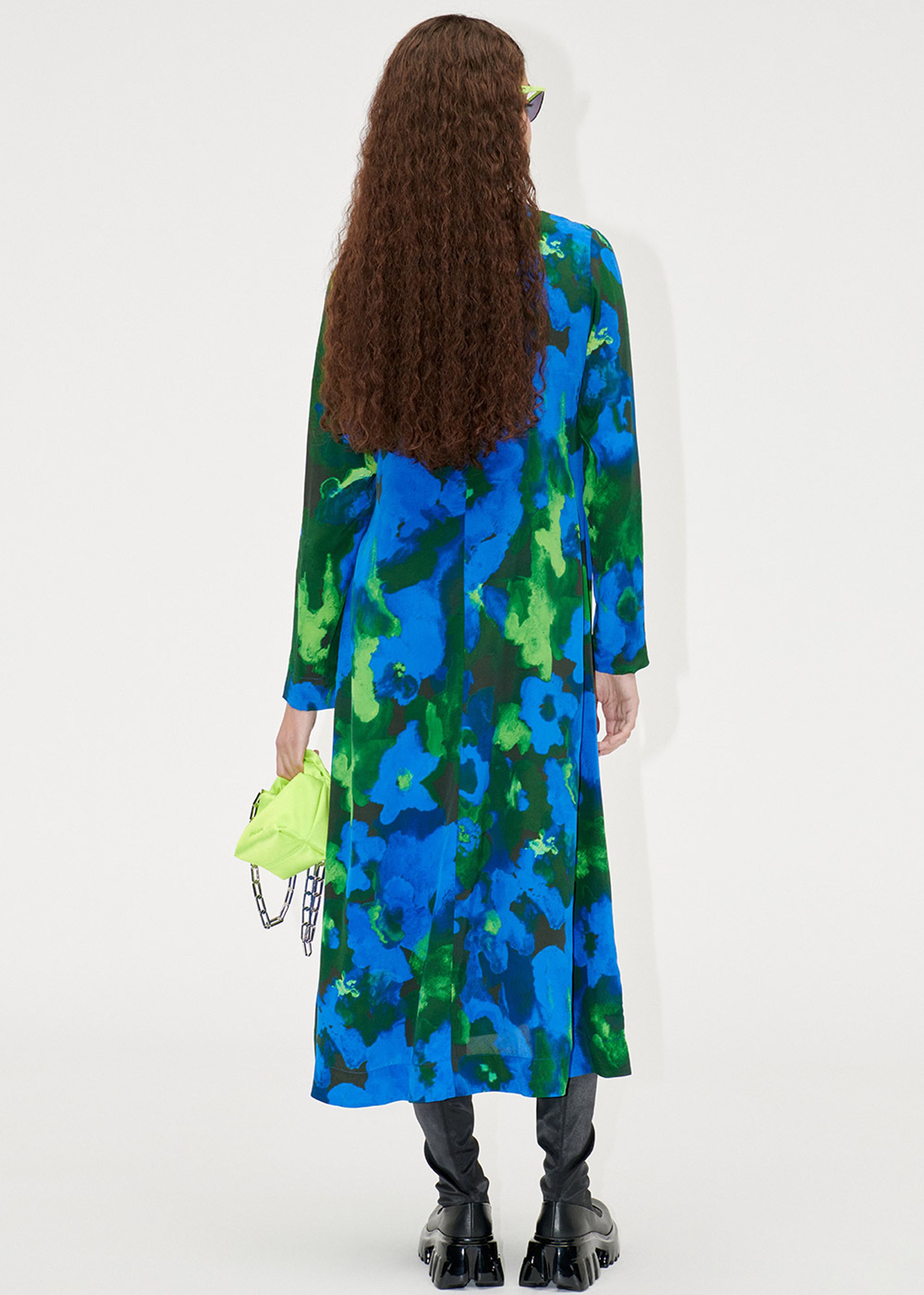 Stine Goya - Kjole - Millie AW23 - Frosted Floral Night