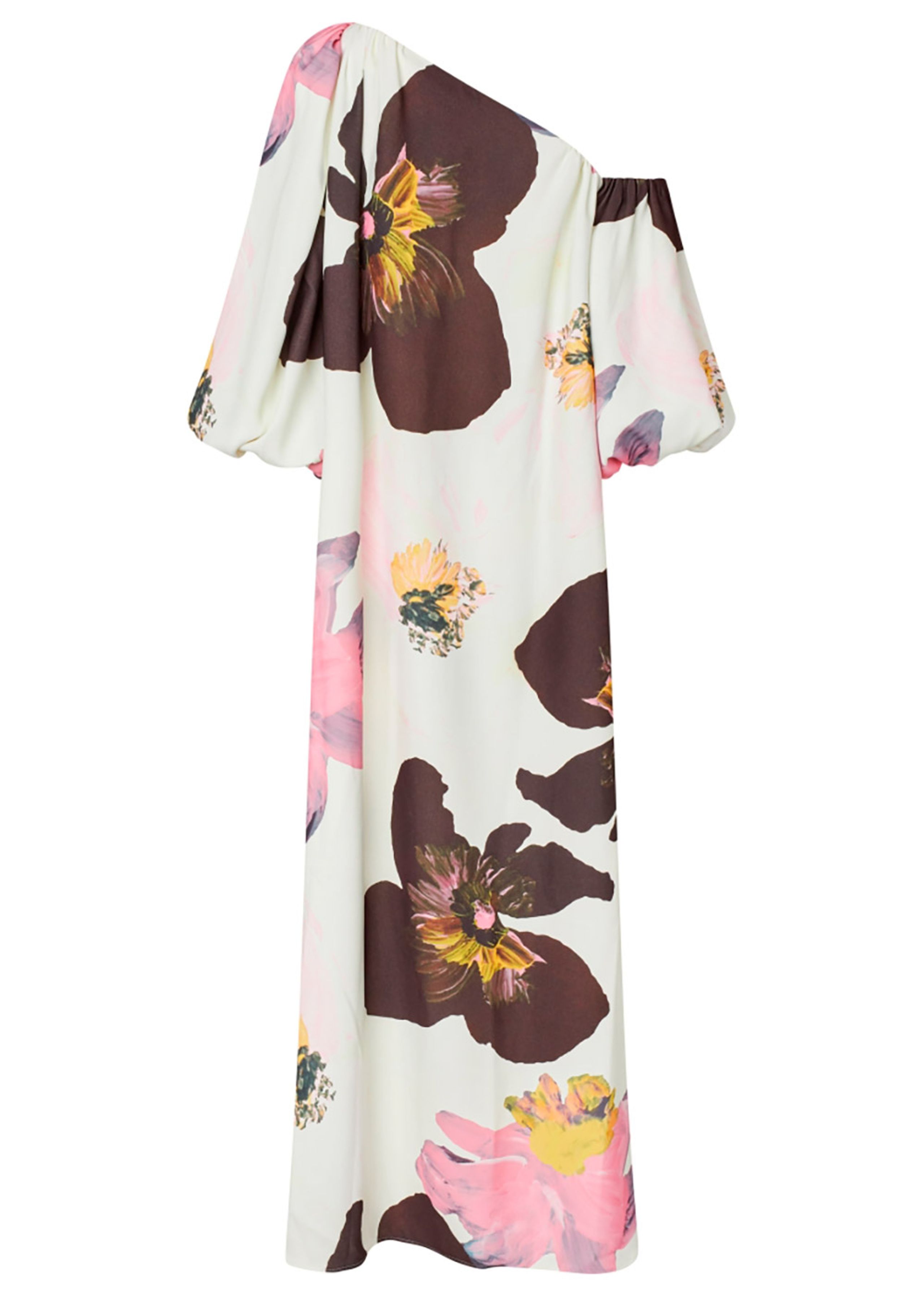 Stine Goya - Klänning - Structured Off-Shoulder Dress - Wild Flowers
