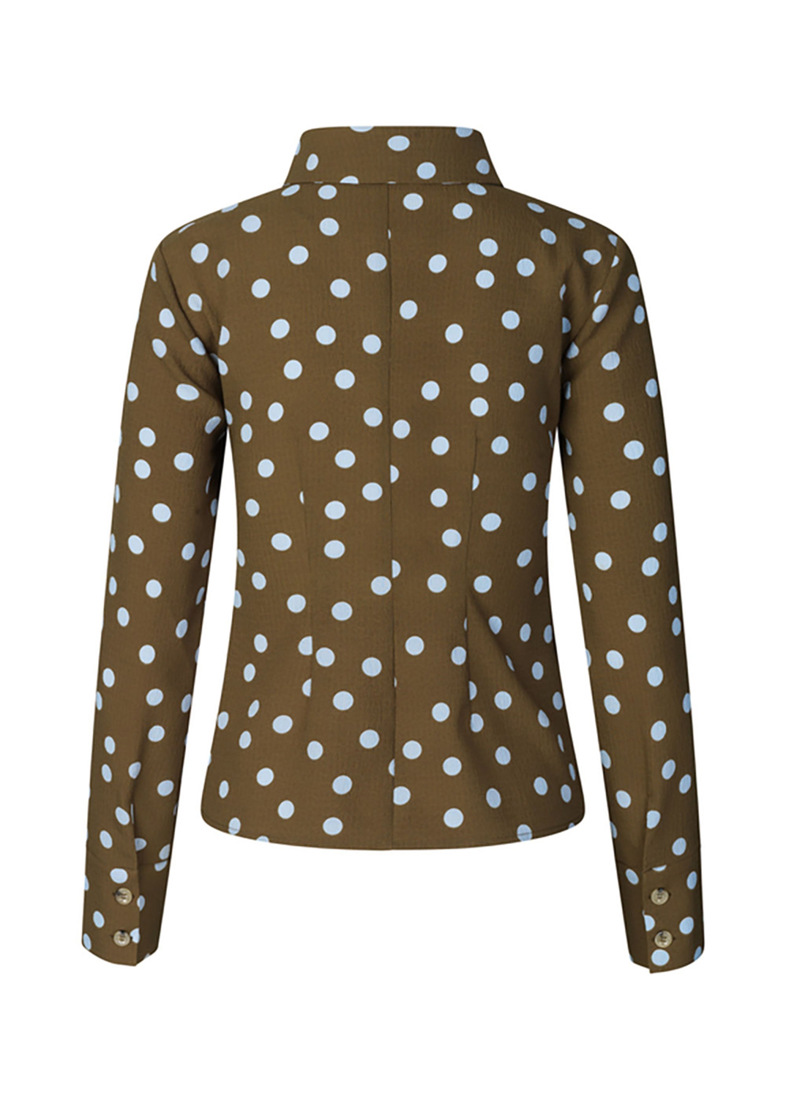 Stine Goya - Shirt - Wes - Blue Dots