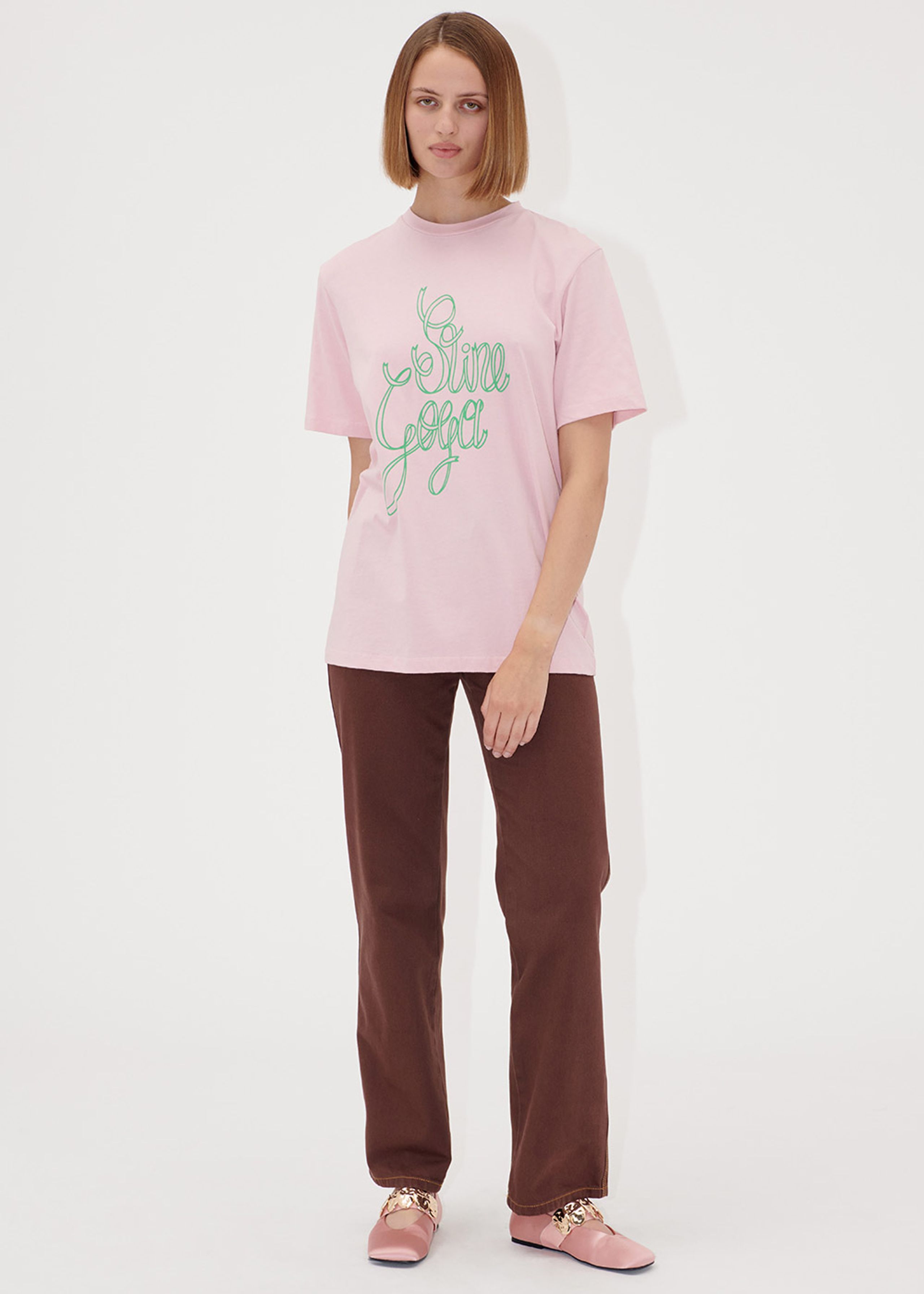 Stine Goya - Tričko - Short Sleeve T-shirt - Ribbon Logo