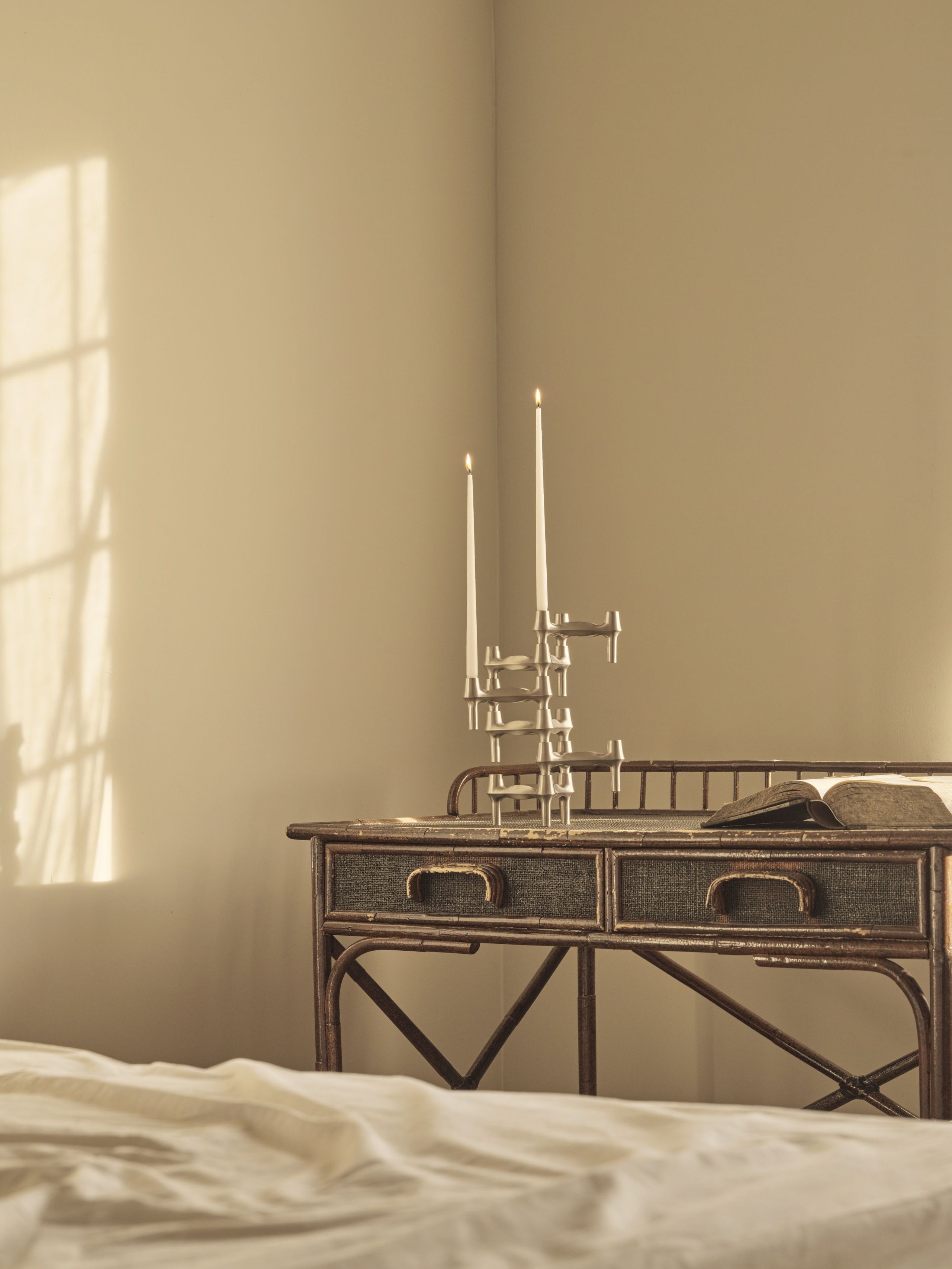 STOFF - Lysestage - BMF Lysestage - Brushed chrome 3-pack