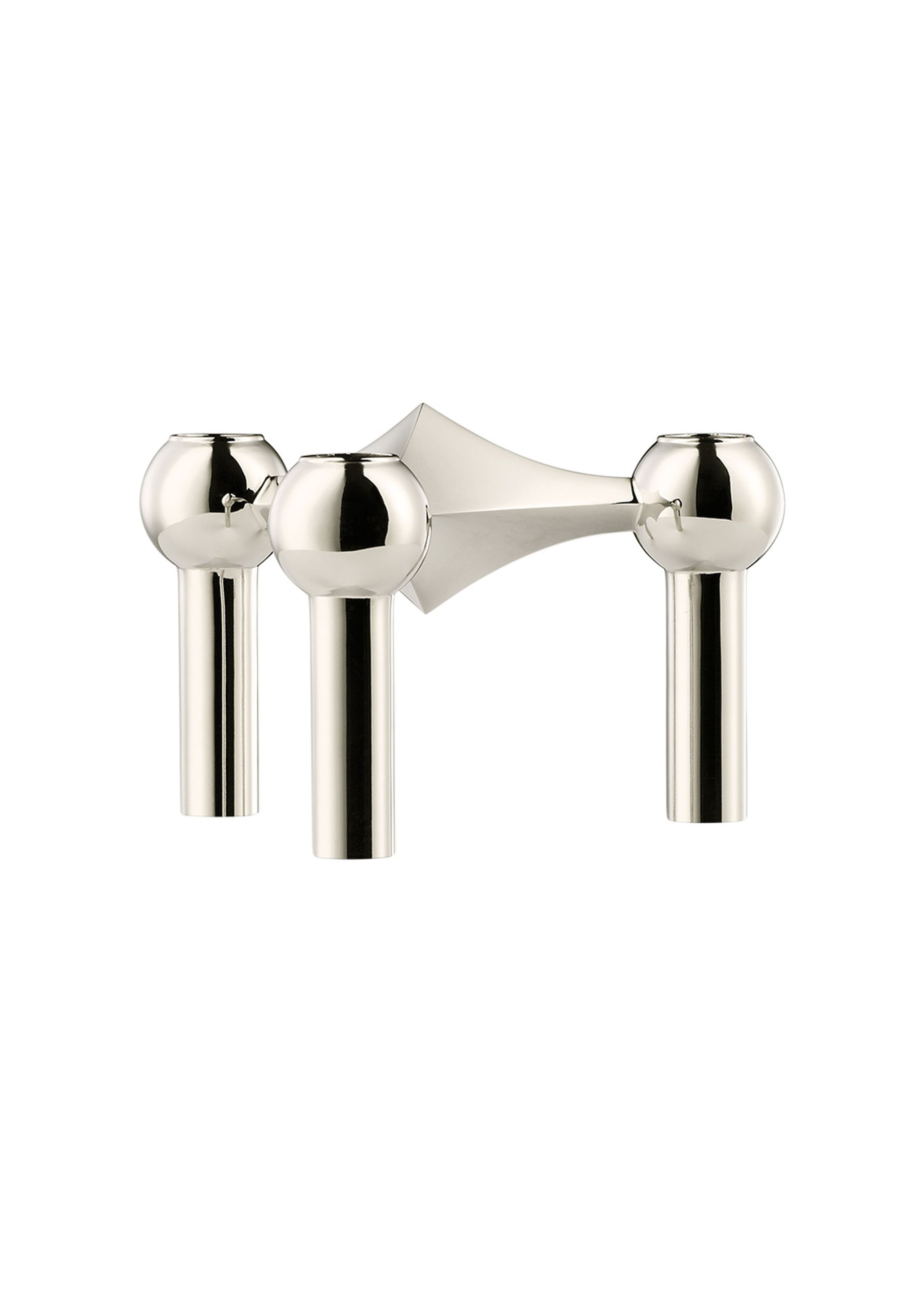 STOFF - Portacandele - Nagel Candle Holder - Chrome