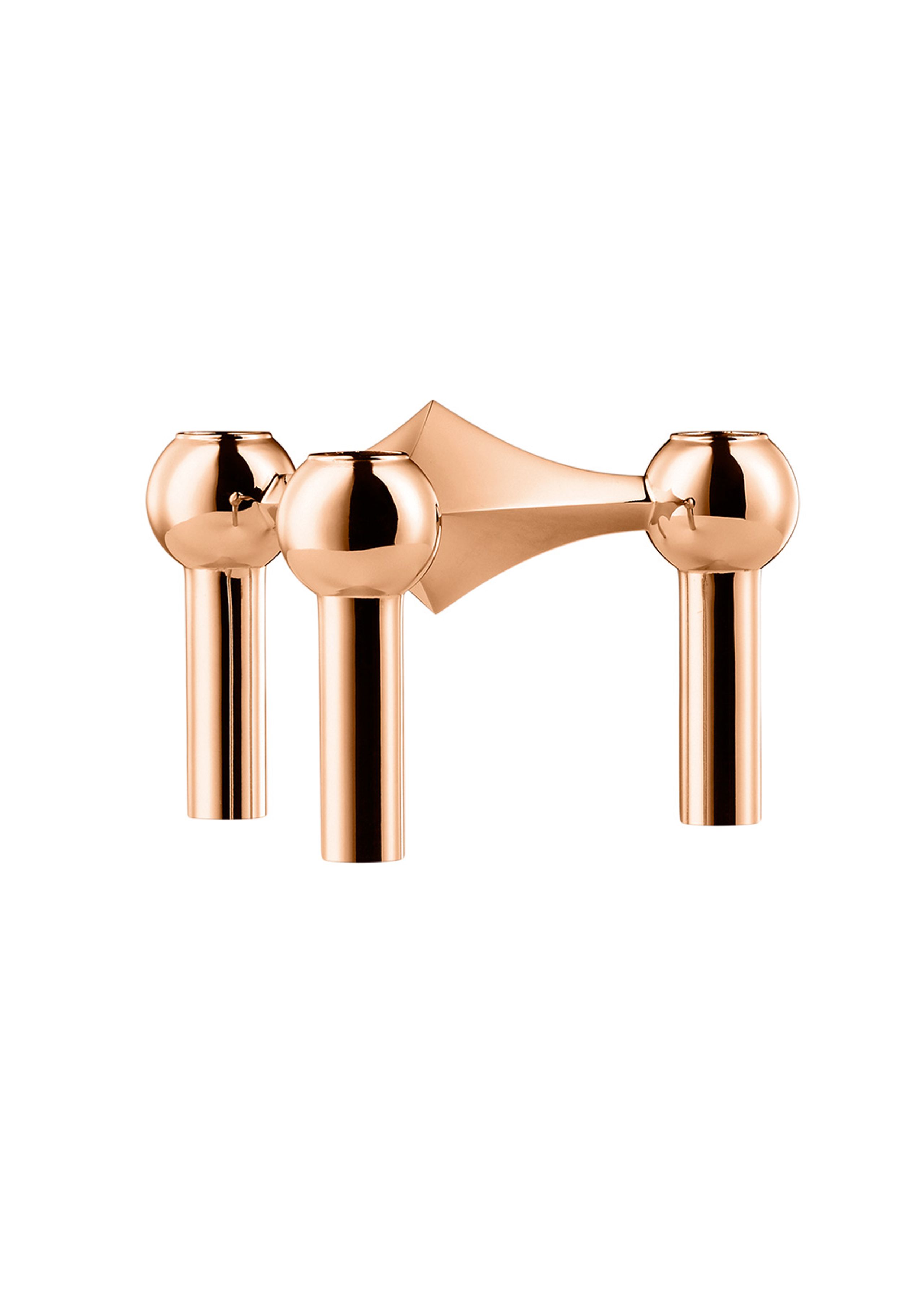 STOFF - Świecznik - Nagel Candle Holder - Rosa Guld