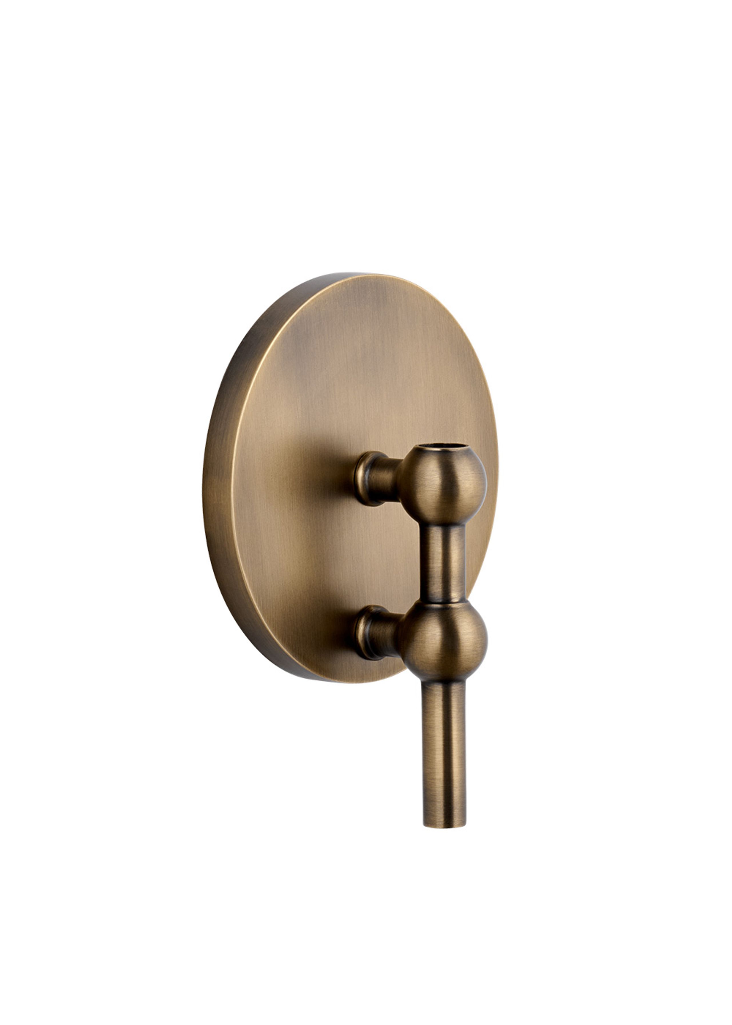 STOFF - Lysestage - Nagel wall hanger - Bronzed Brass