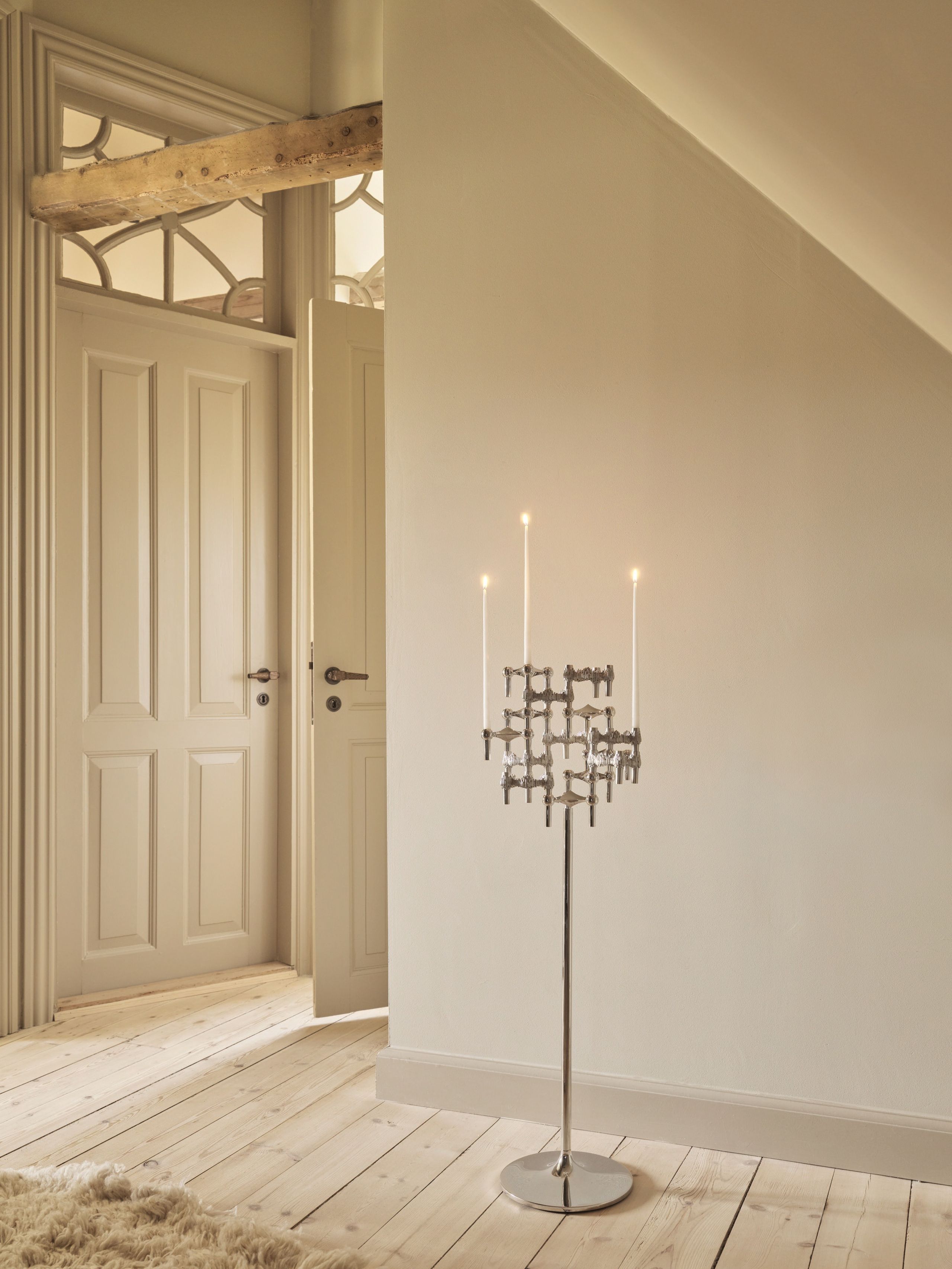 STOFF - Candle holder - Quist Candle holder - Brushed Crome