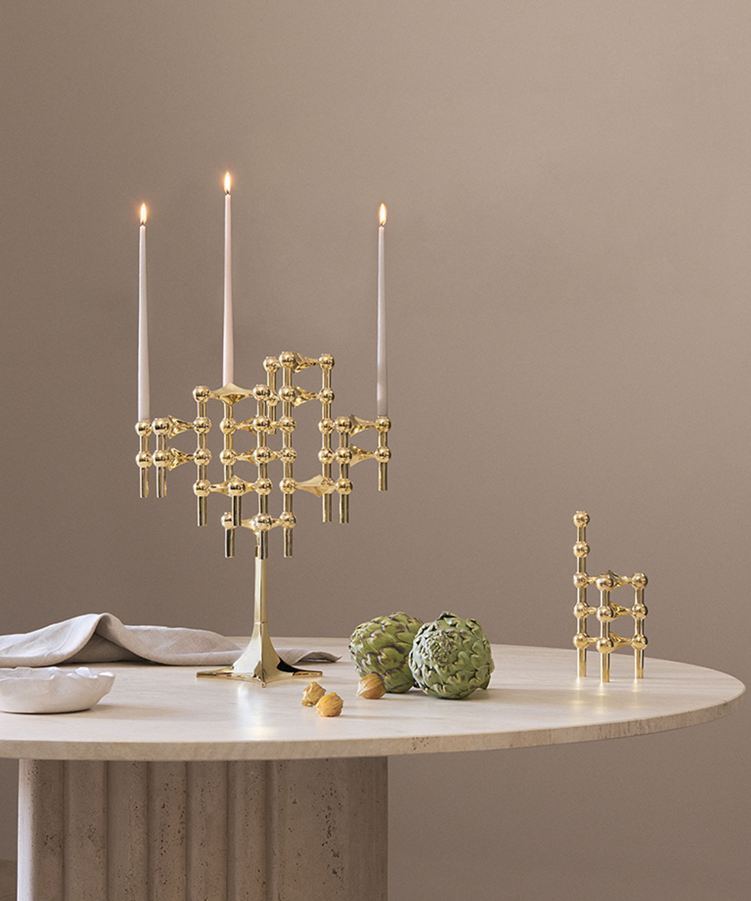 STOFF - Vase - Nagel Vase - Brass