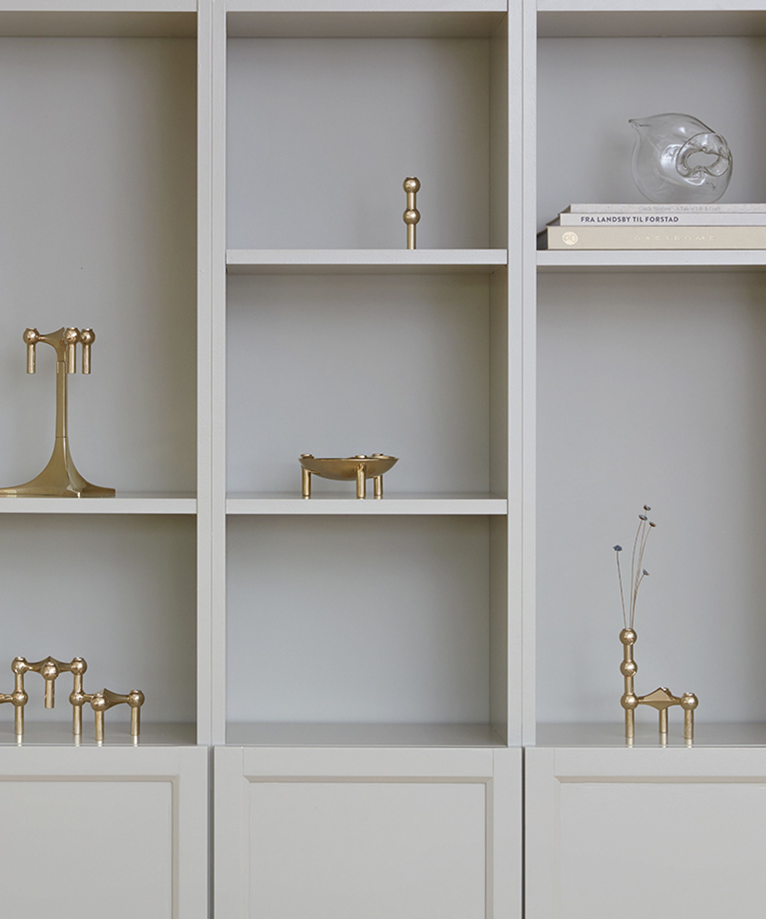 STOFF - Vase - Nagel Vase - Brass