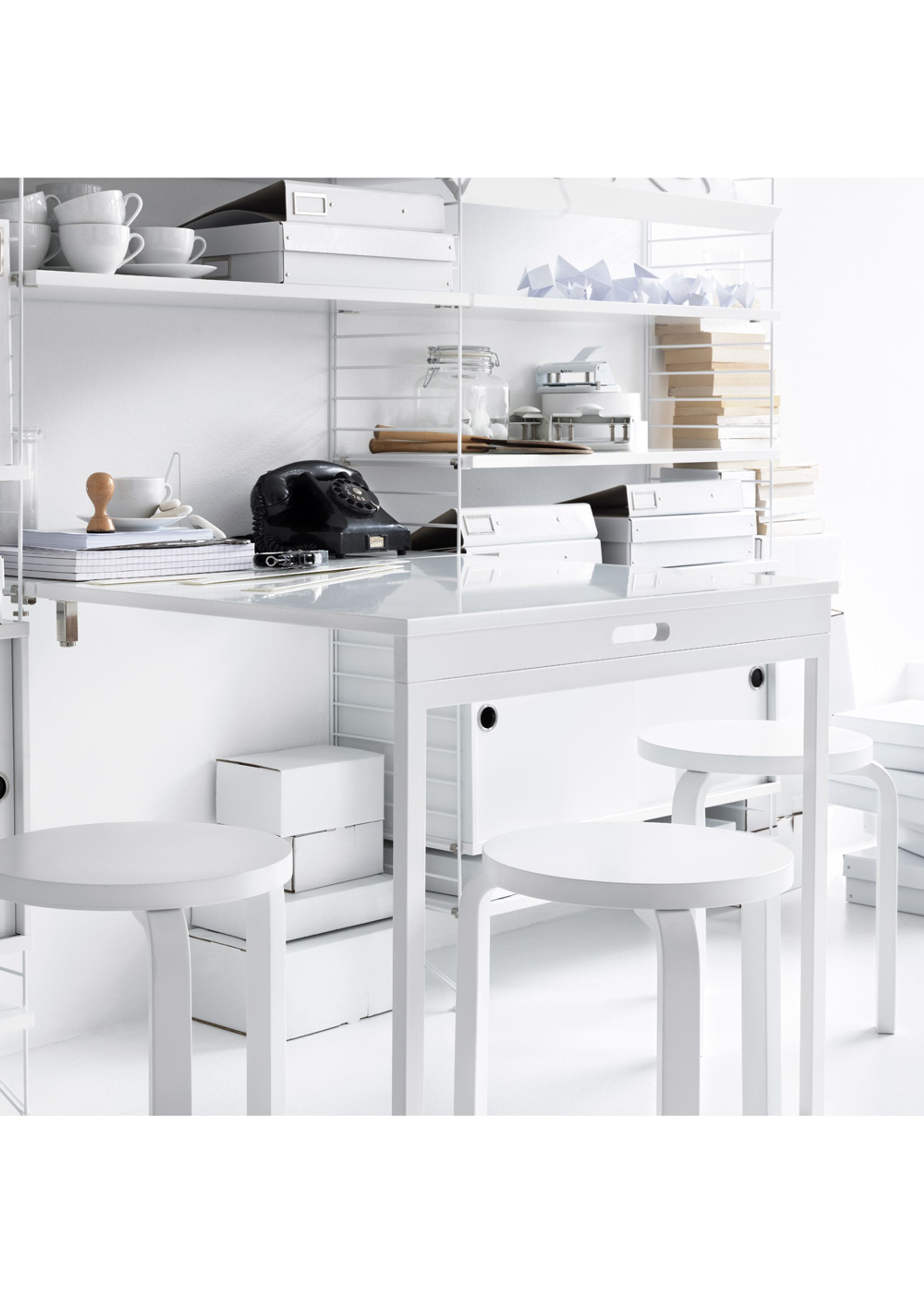 String - Tisch - Folding Table - Grey/Grey