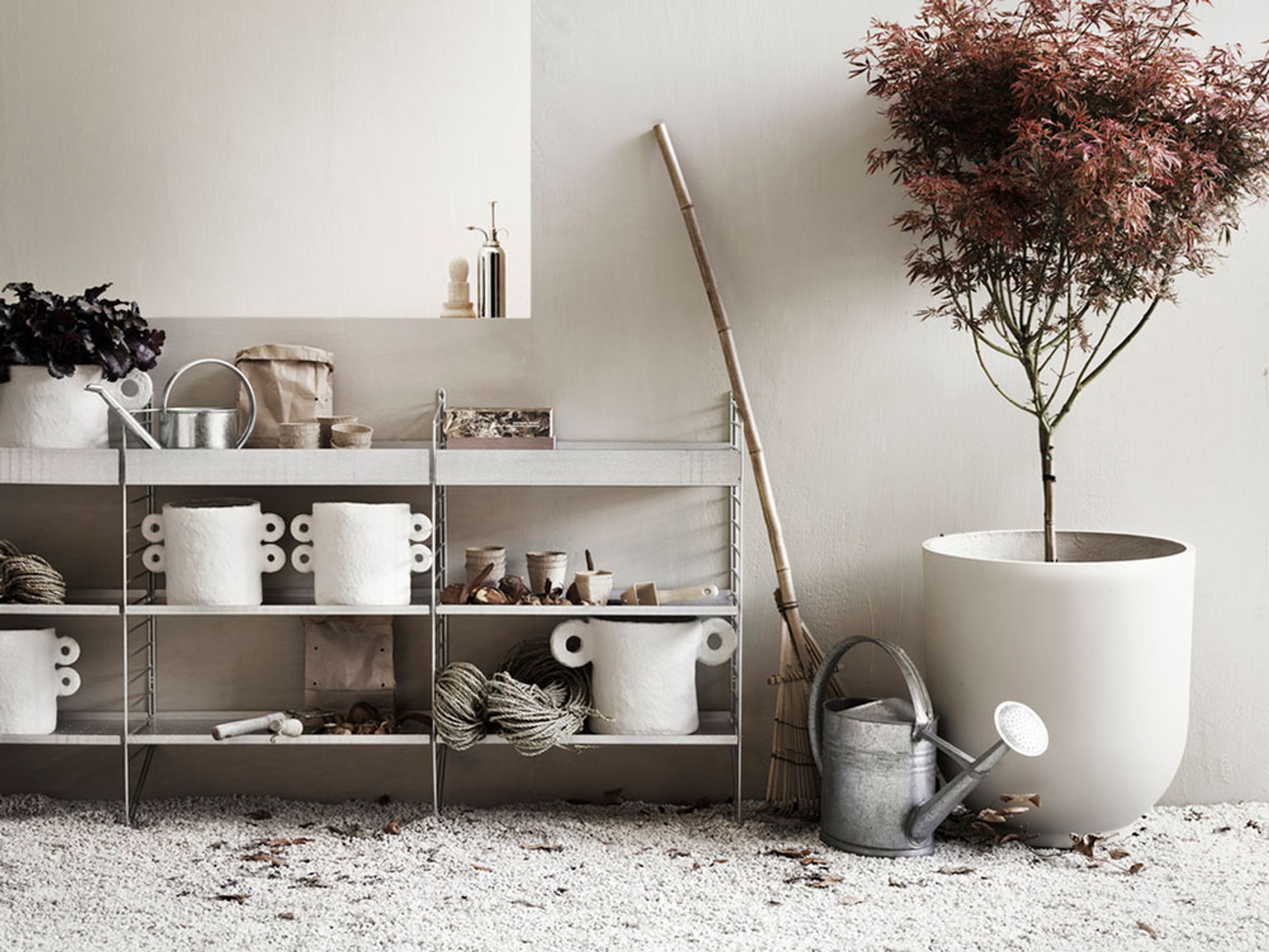 String Furniture - Rekken - Outdoor A - Galvanized / Galvanized