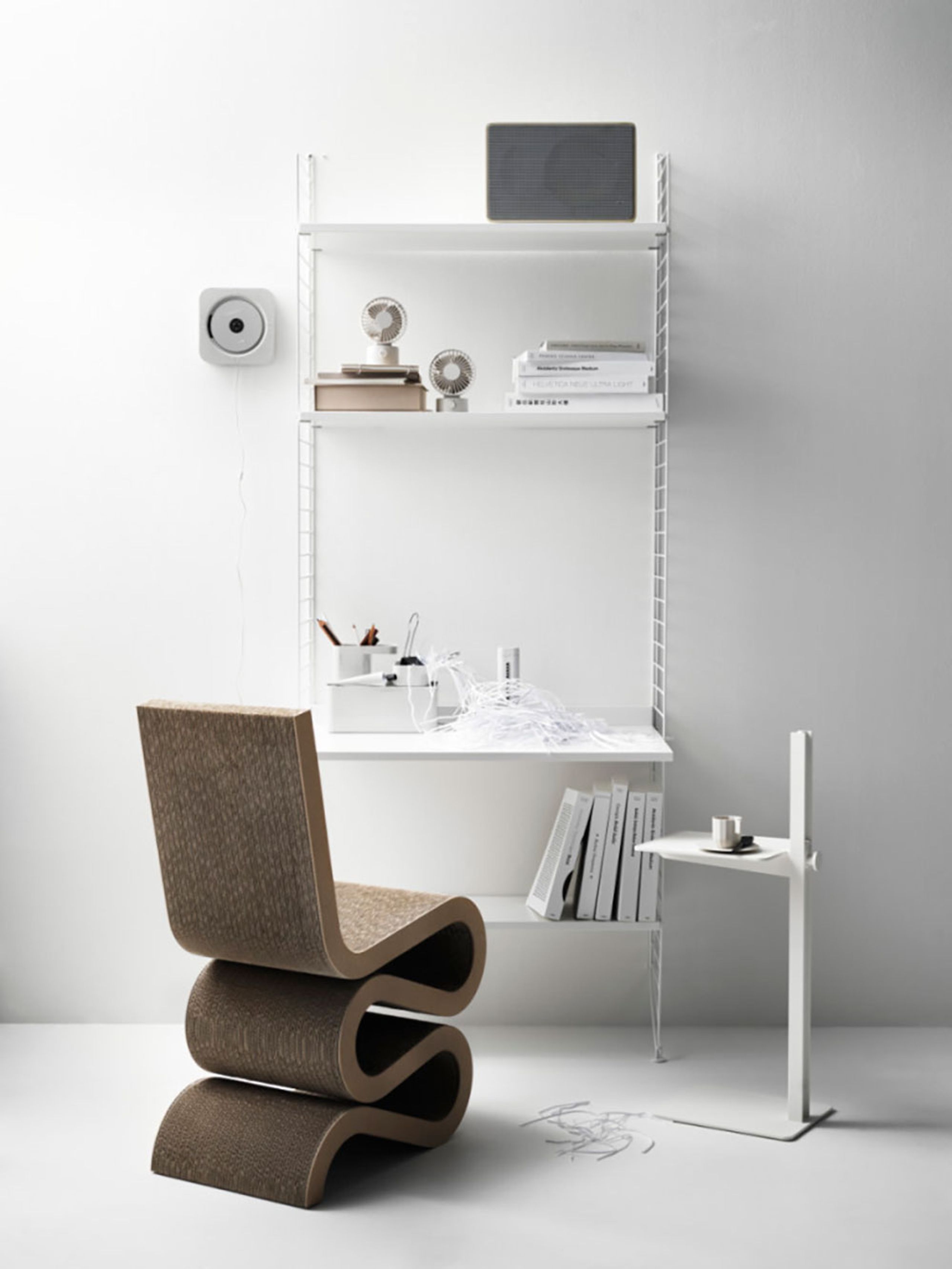 String Furniture - Sistema de estanterías - Workspace A - White / White