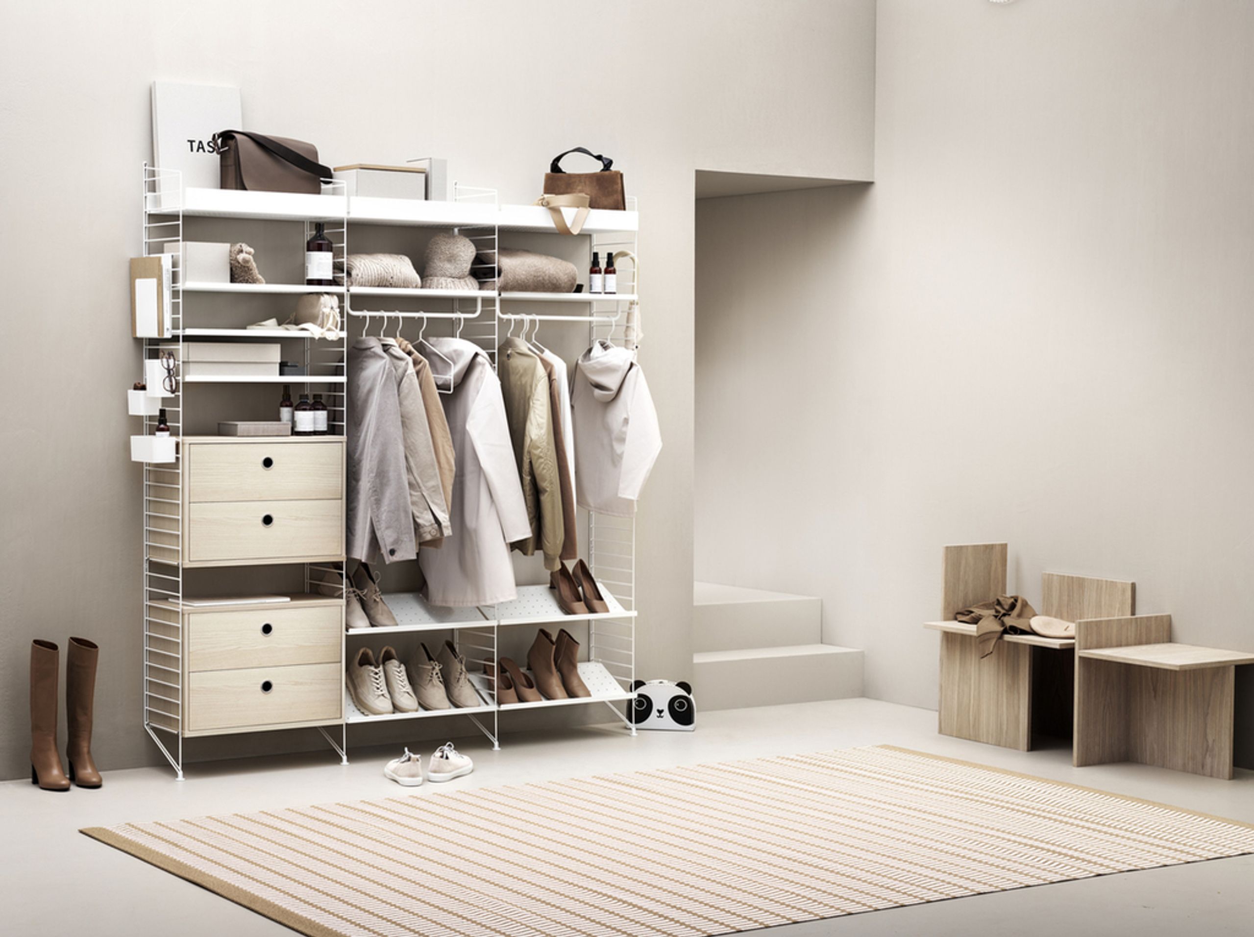 String - Regal - Hallway - String Furniture - Beige - Hallway K