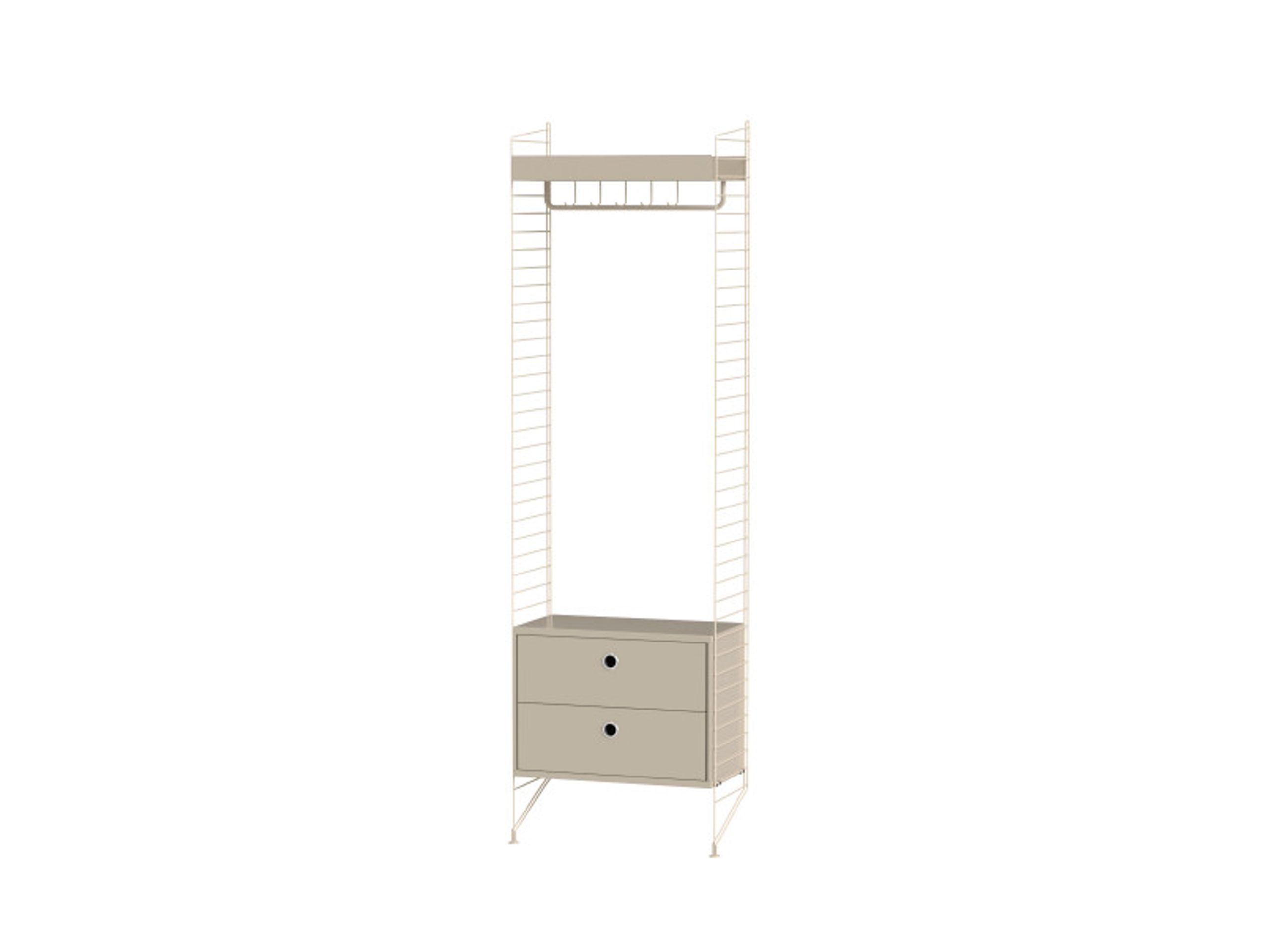 String - Libreria - Hallway - String Furniture - Beige - Hallway M