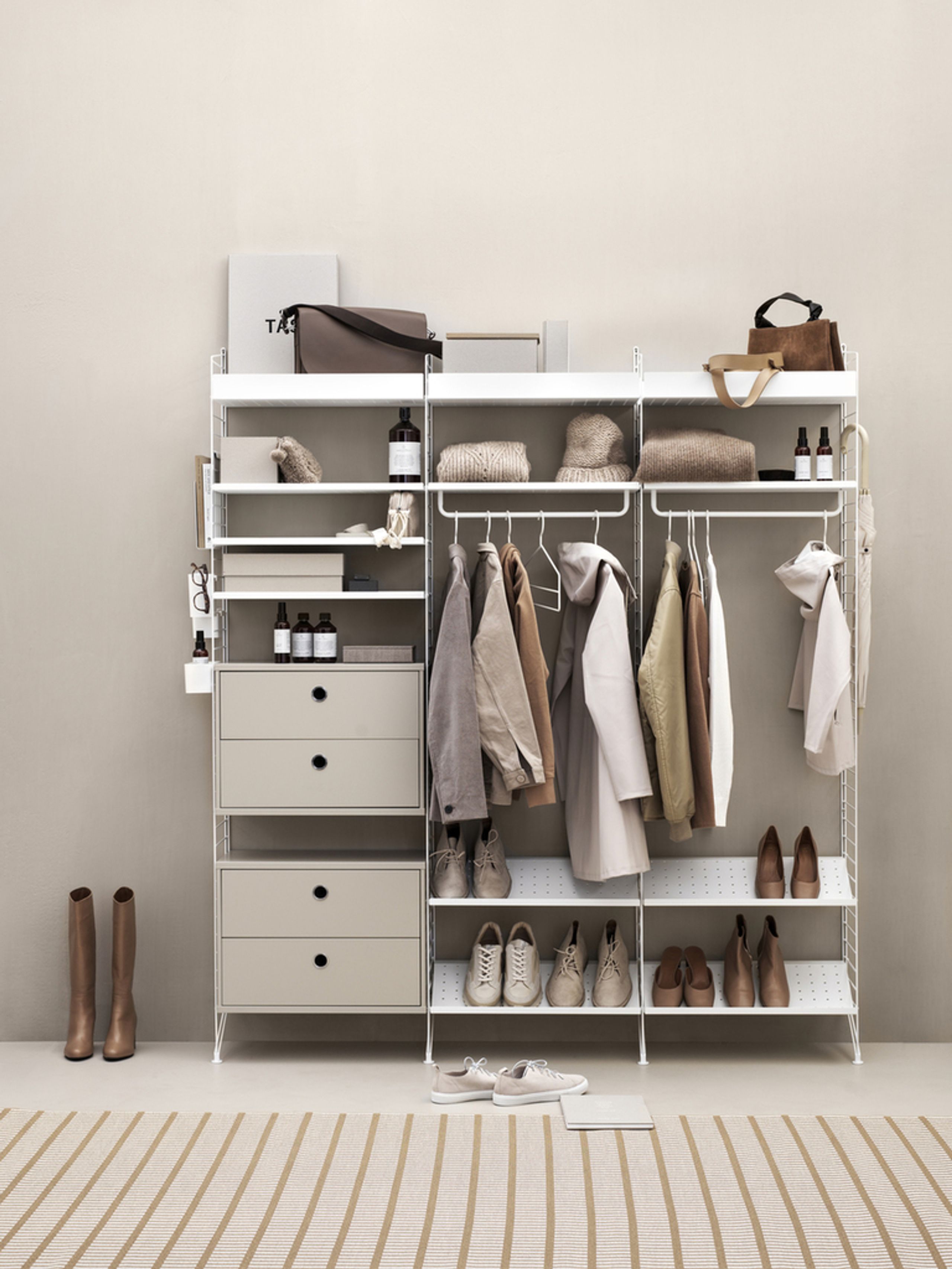 String - Display - Hallway - String Furniture - Grey - Hallway P