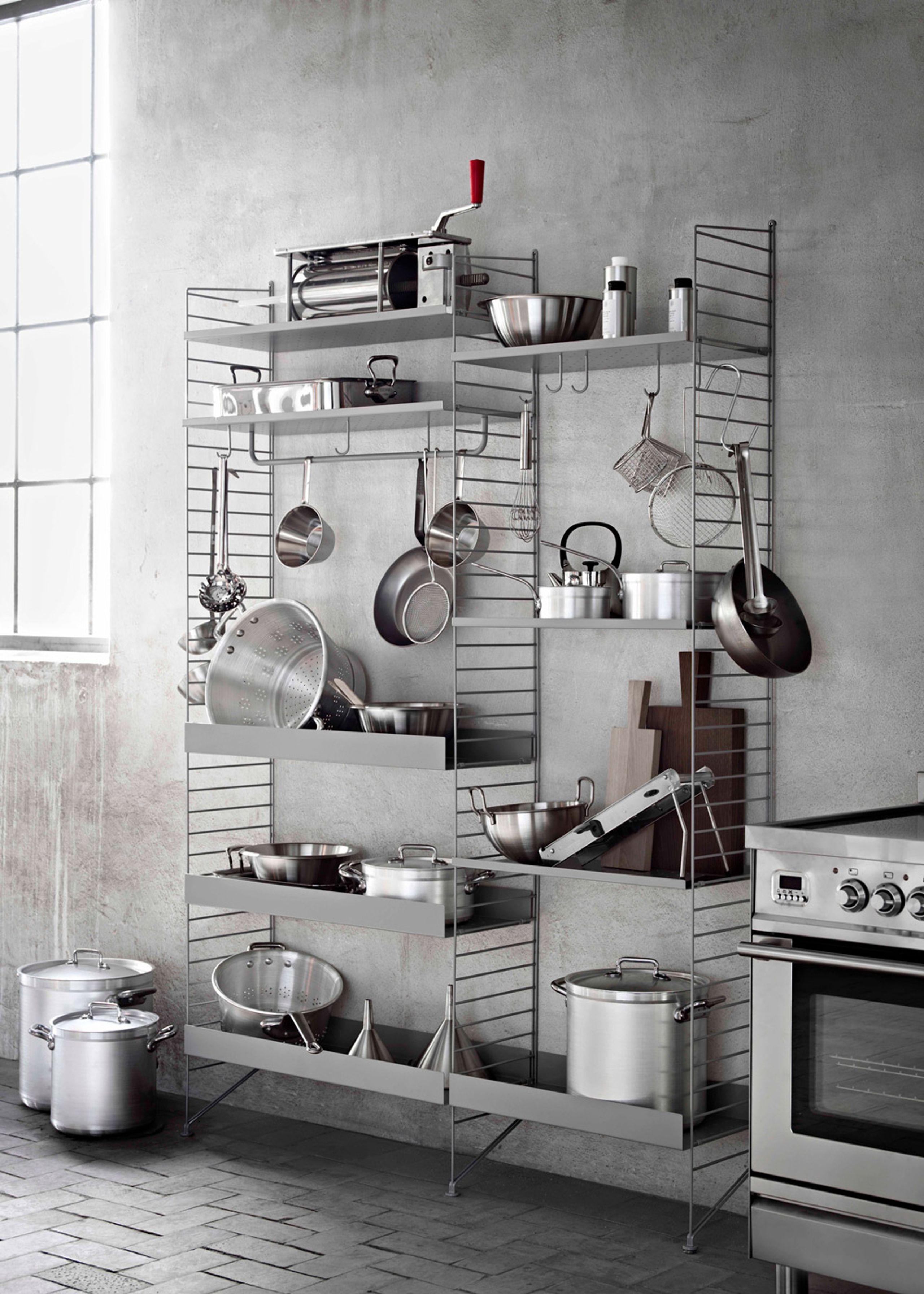 String - Display - Wall Panels 50 - Grey 30