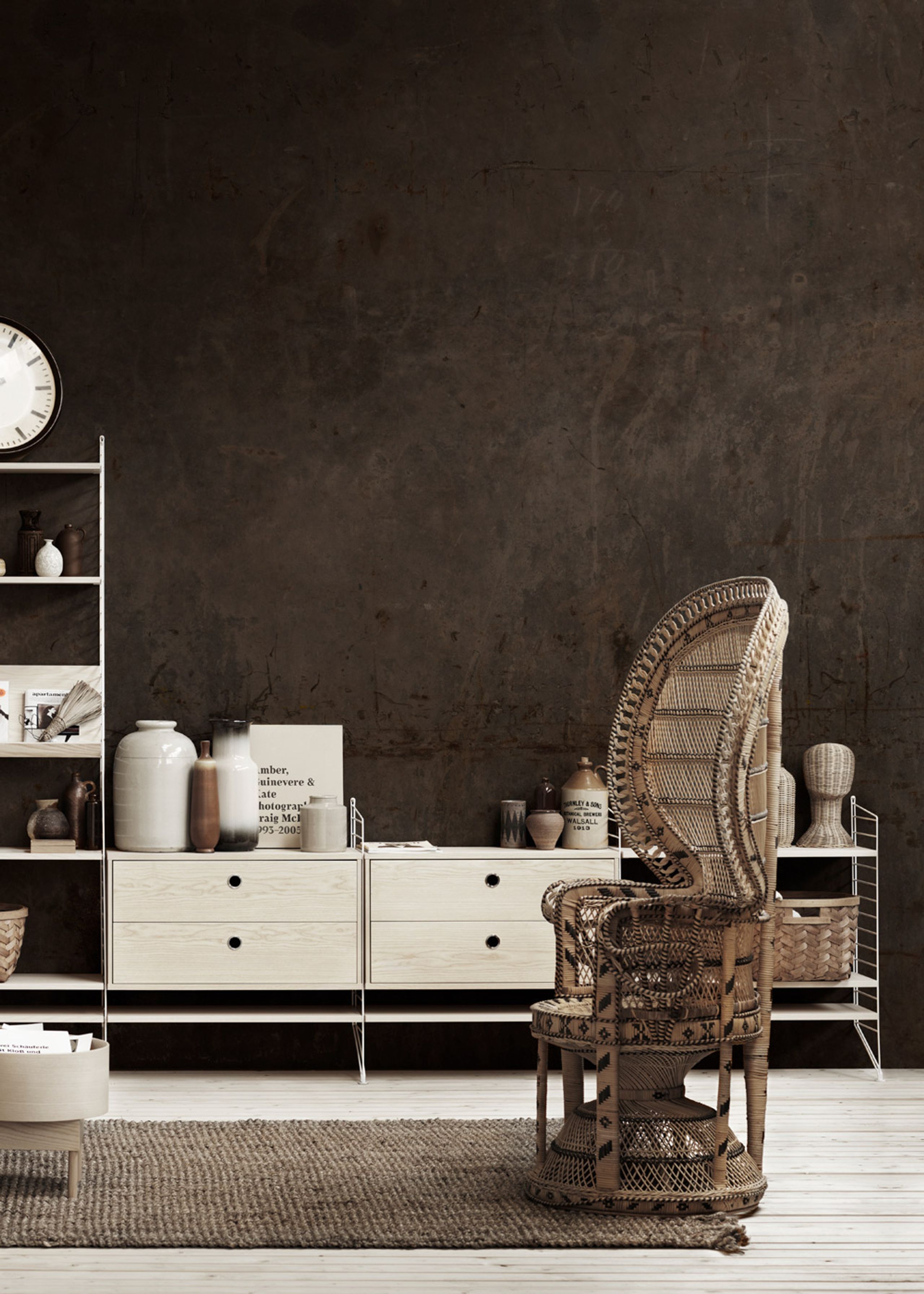 String - Szafka - Chest w/ Drawers - Large - Oak