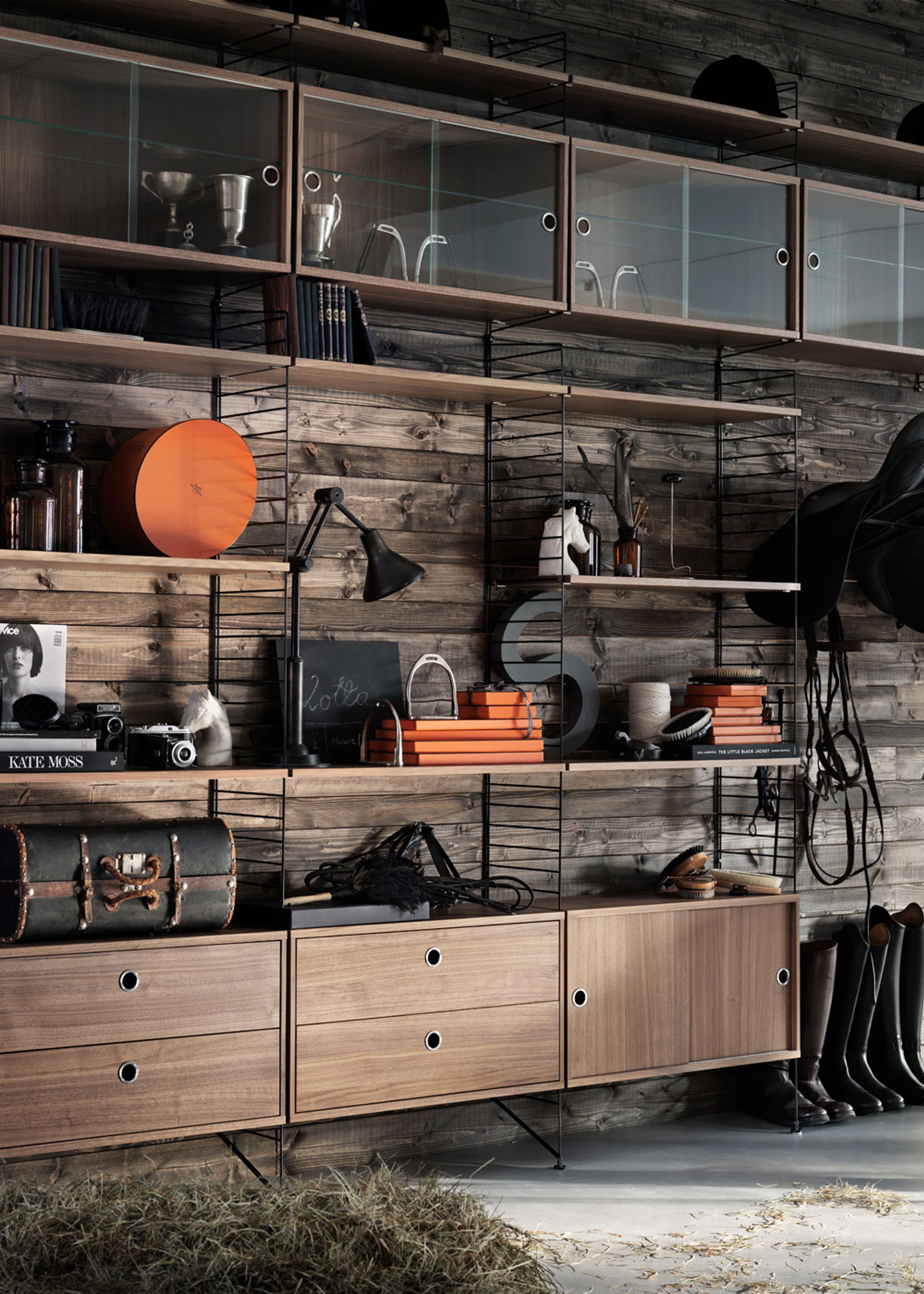 String - Cabinet - Chest w/ Drawers - Large - Ash