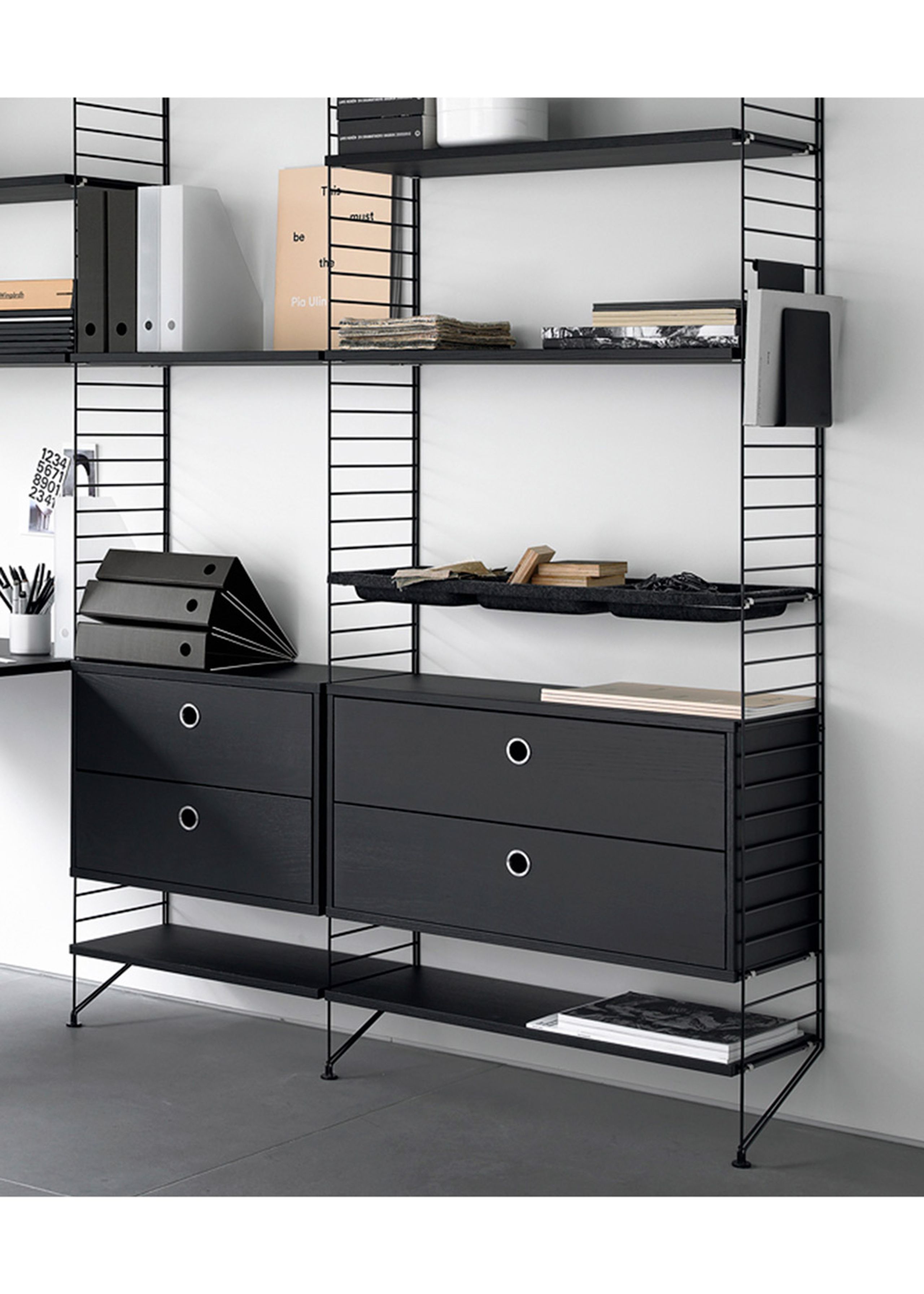 String - Cabinet - Chest w/ Drawers - Small - Ash