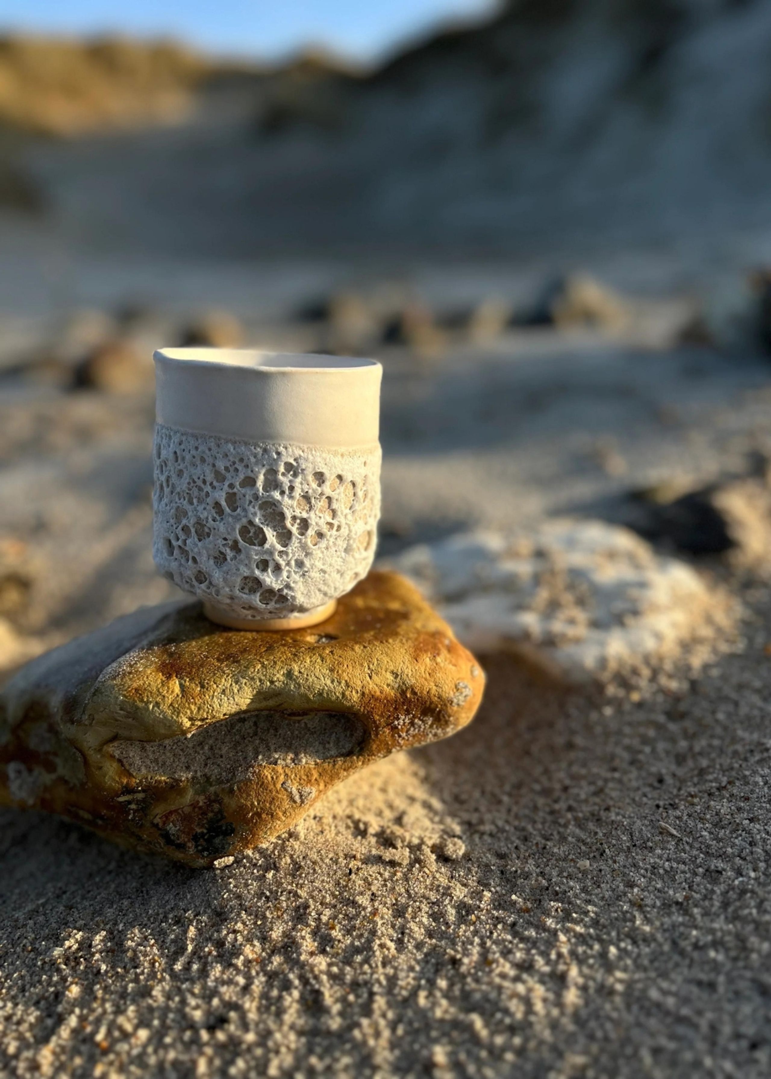 Studio Aarhus - Cup - Sea foam cup, white - Hvid