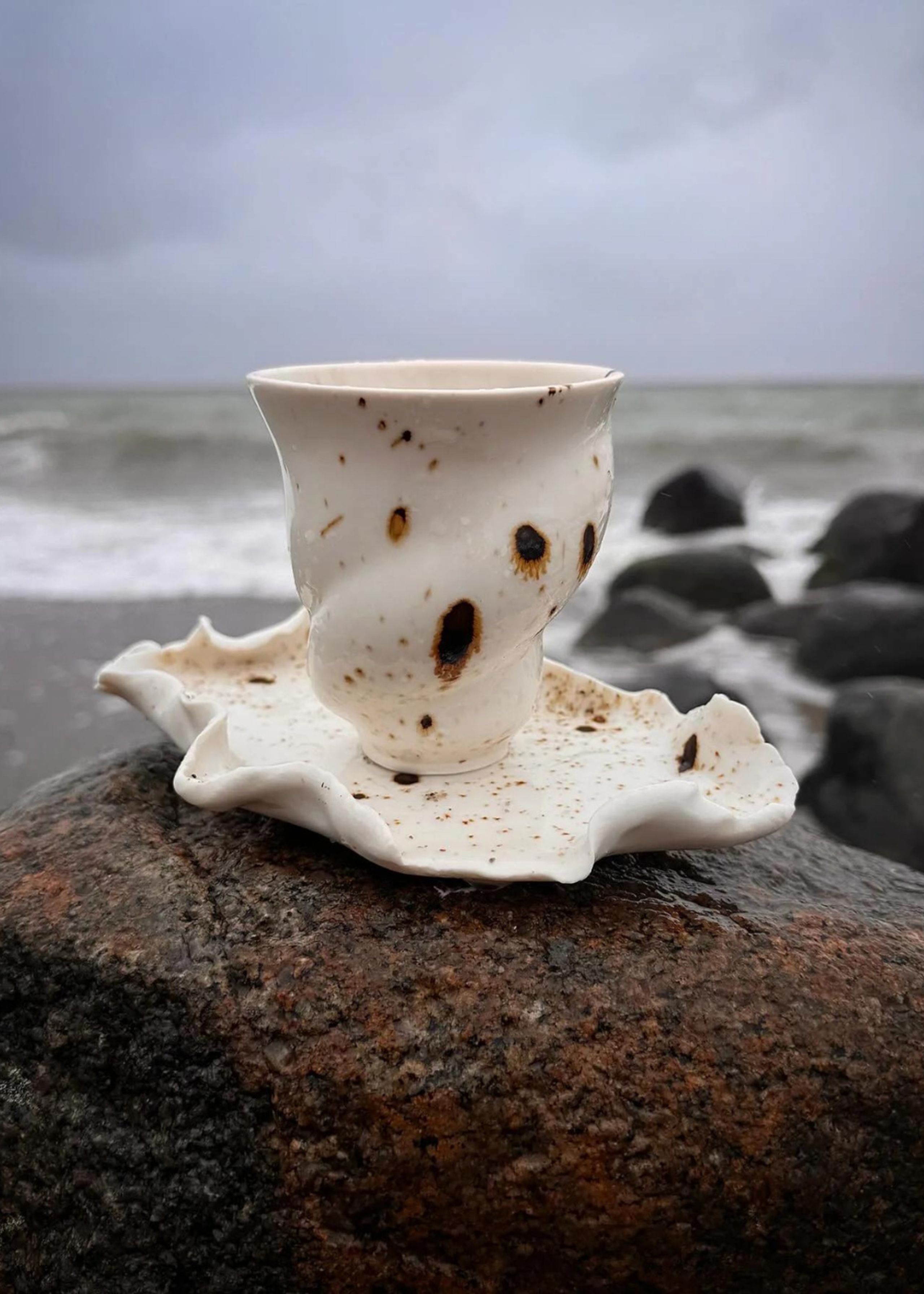 Studio Aarhus - Cup - Ryle cup - Hvid / sort