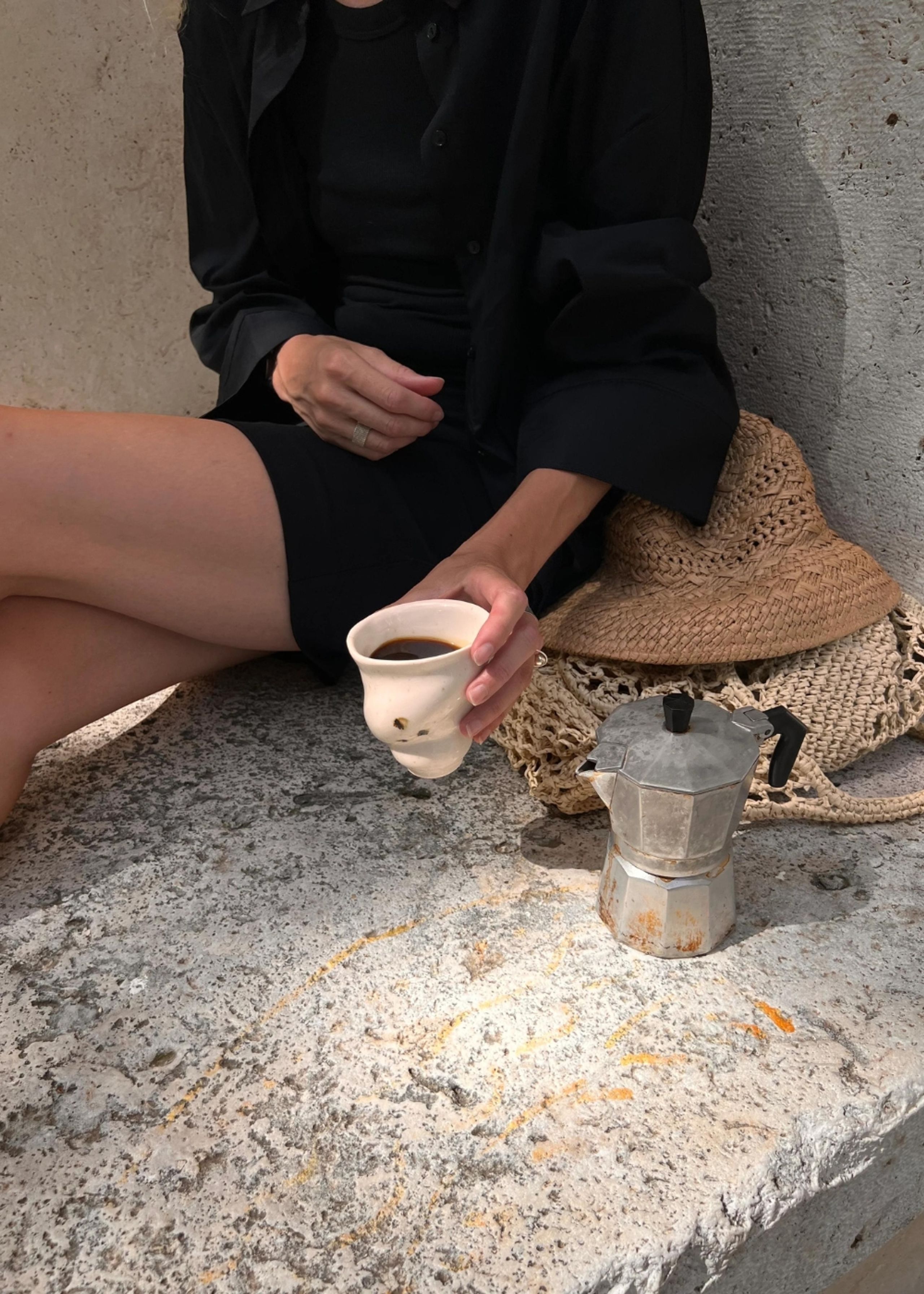 Studio Aarhus - Cup - Ryle cup - Hvid / sort