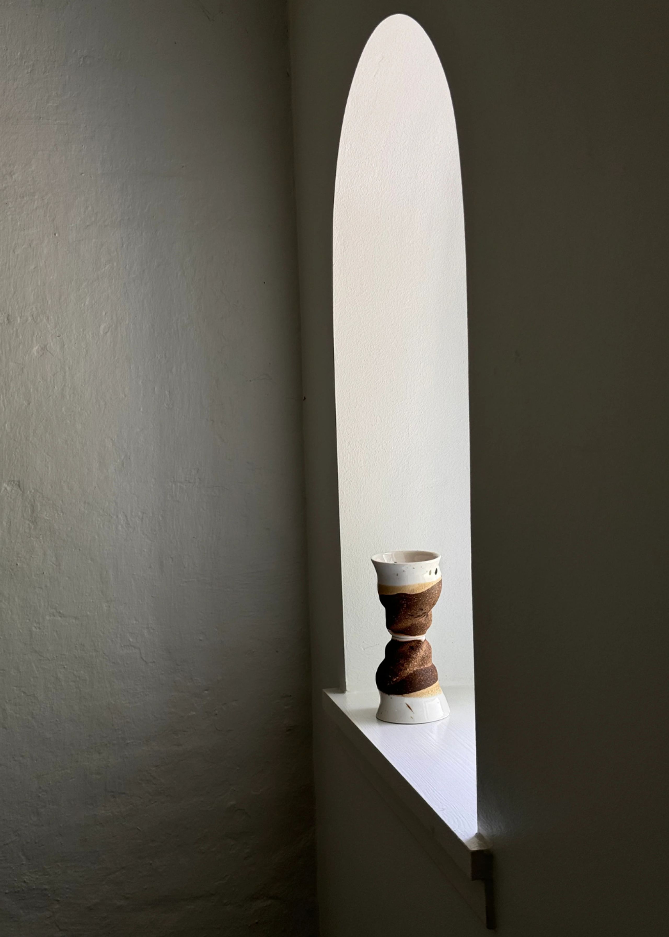Studio Aarhus - Copie - Sparrow cup - White / brown