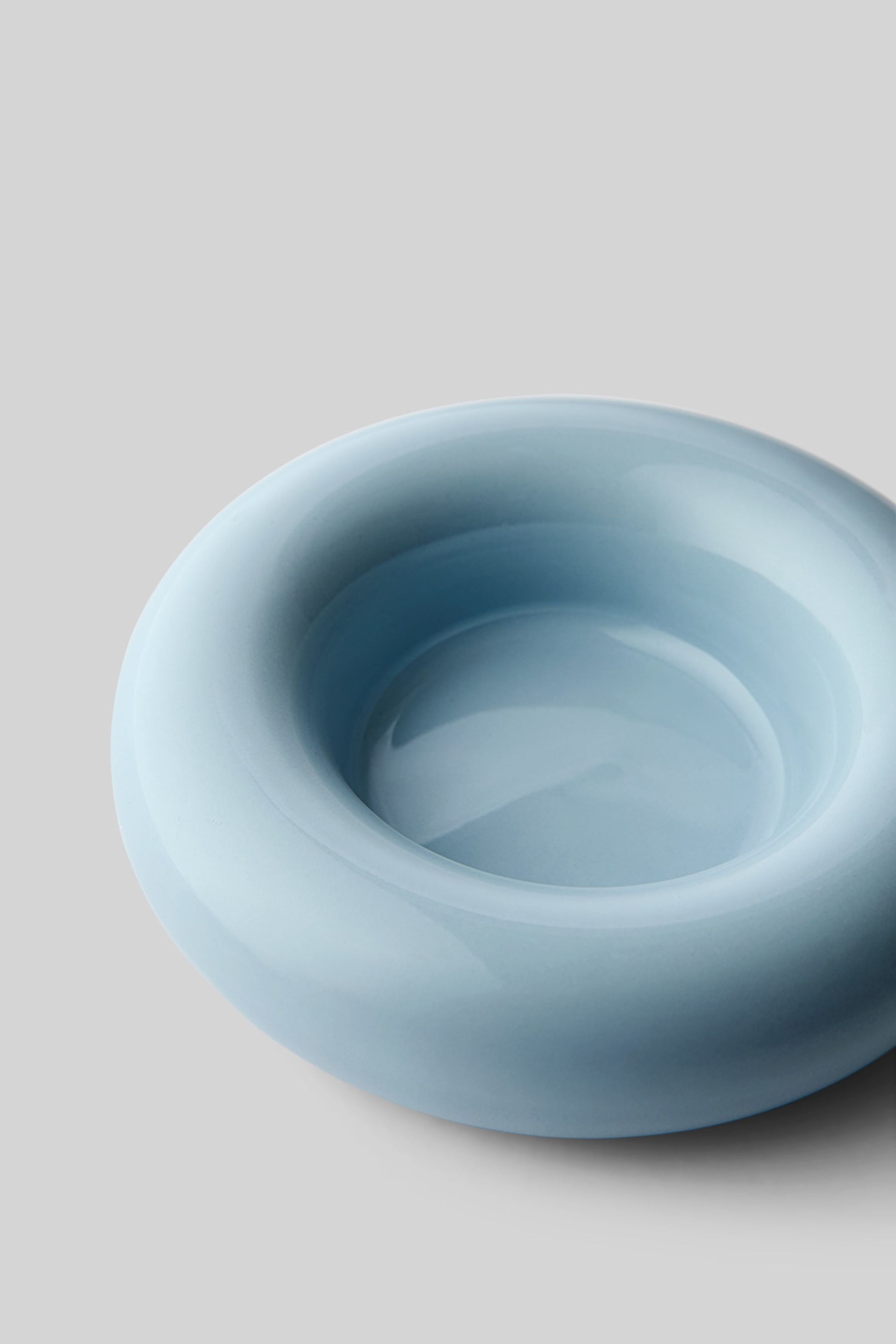 Studio About - Candle holder - Bob Candle Holder - BOB CANDLE HOLDER, LARGE, LIGHT BLUE