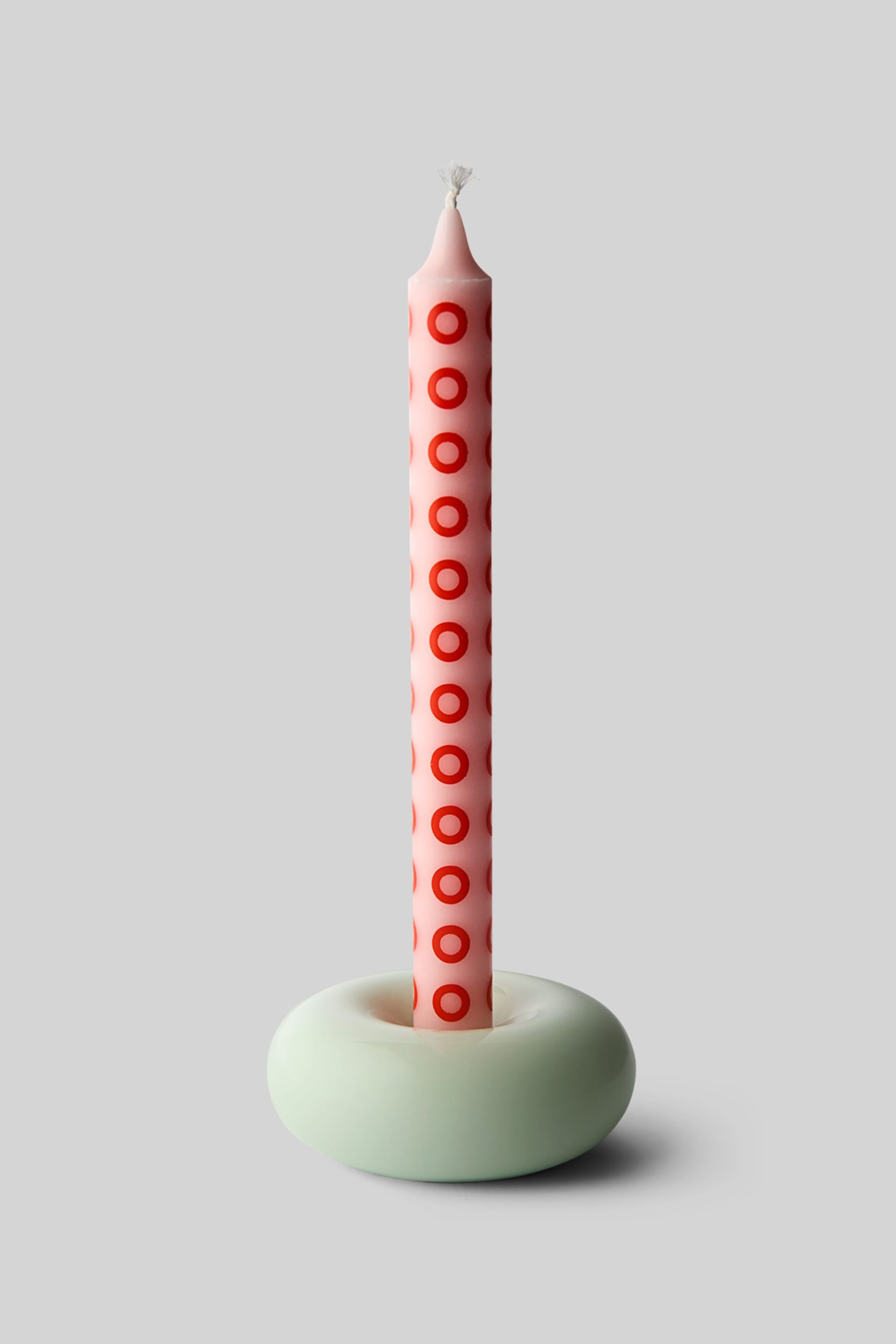 Studio About - Candle holder - Bob Candle Holder - BOB CANDLE HOLDER, SMALL, RED