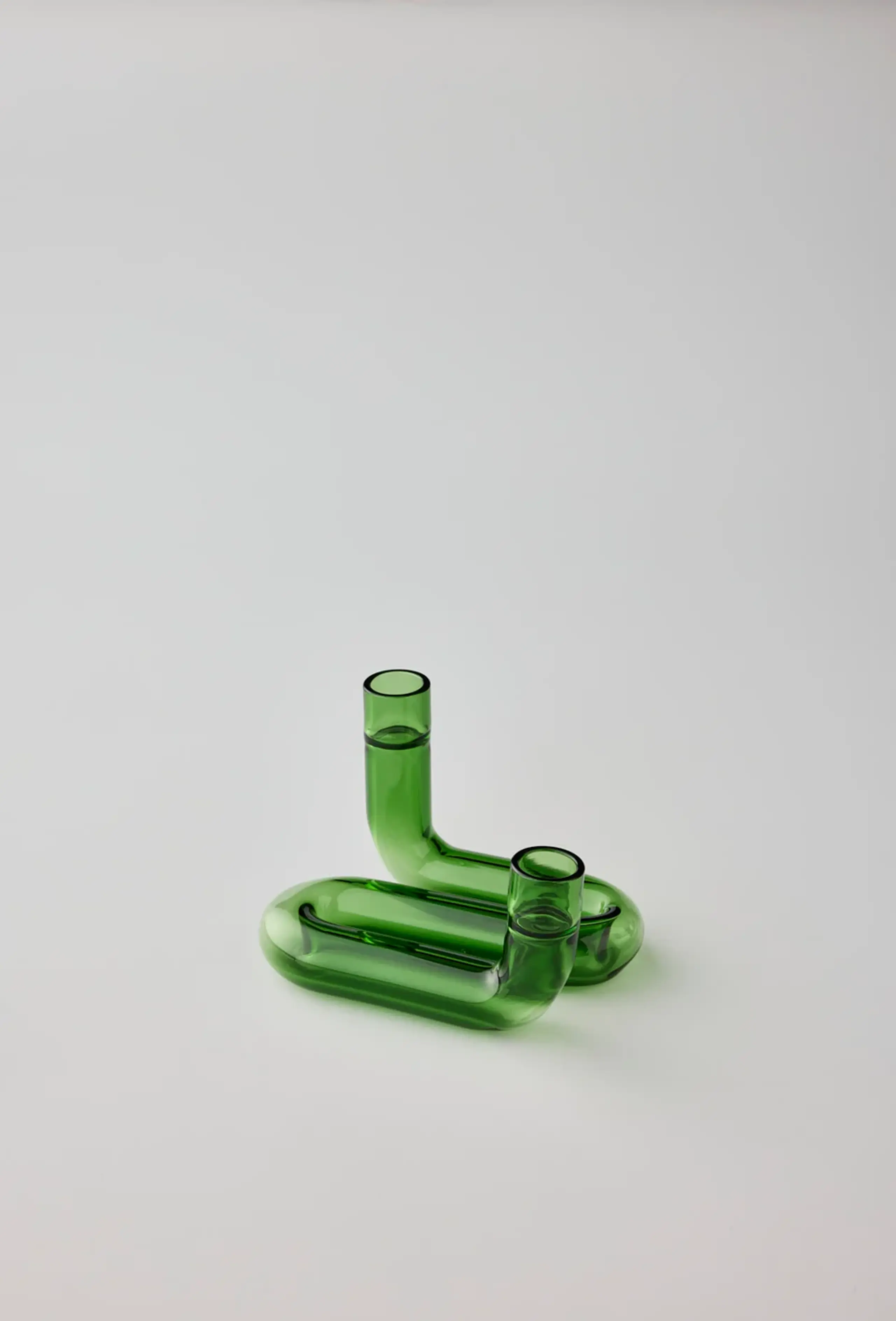 Studio About - Kerzenhalter - Wave Candleholder / By Mikkel Lang Mikkelsen - Green