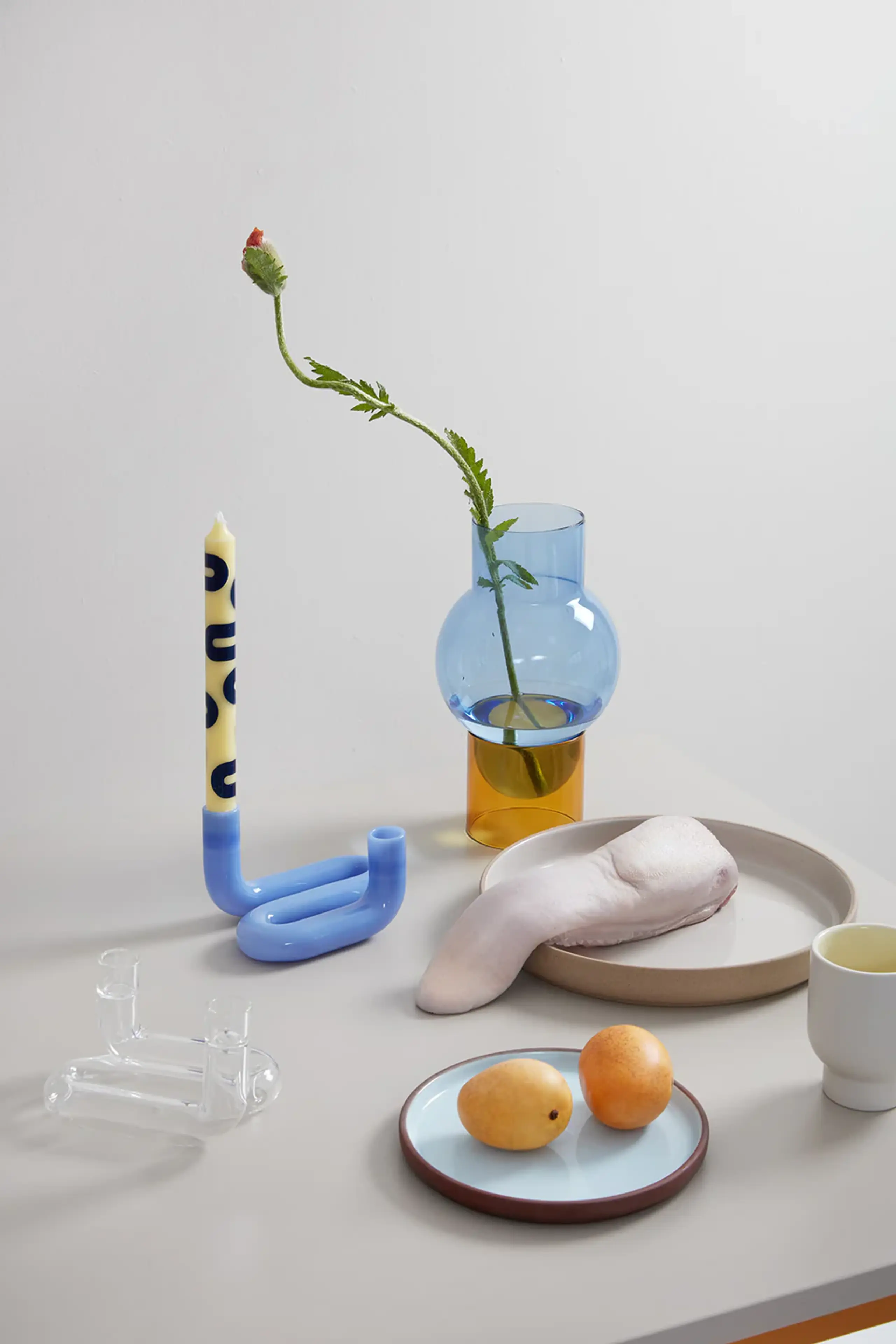 Studio About - Kerzenhalter - Wave Candleholder / By Mikkel Lang Mikkelsen - Green