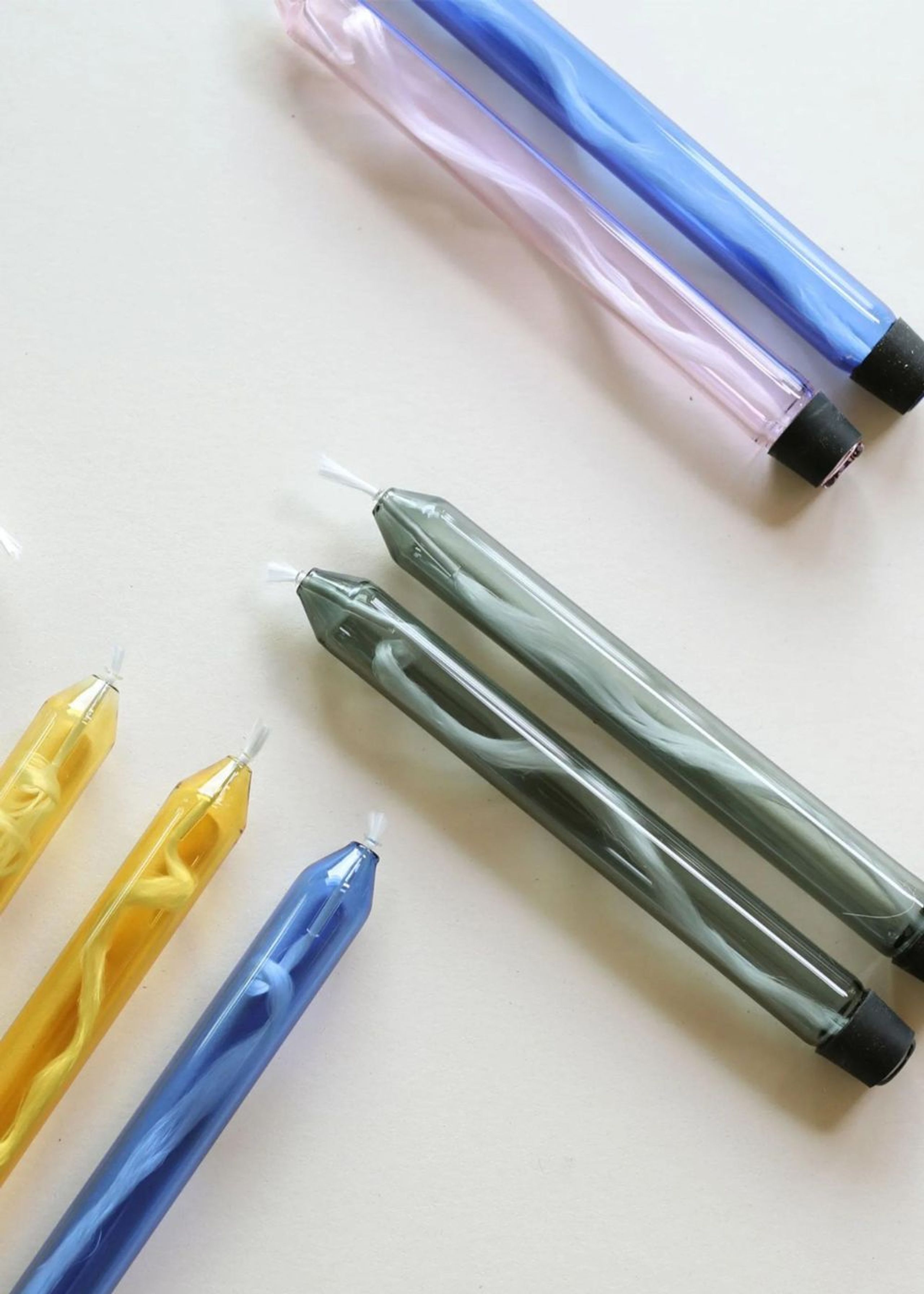 Studio About - Oil lamp - Glass Candles - Blue