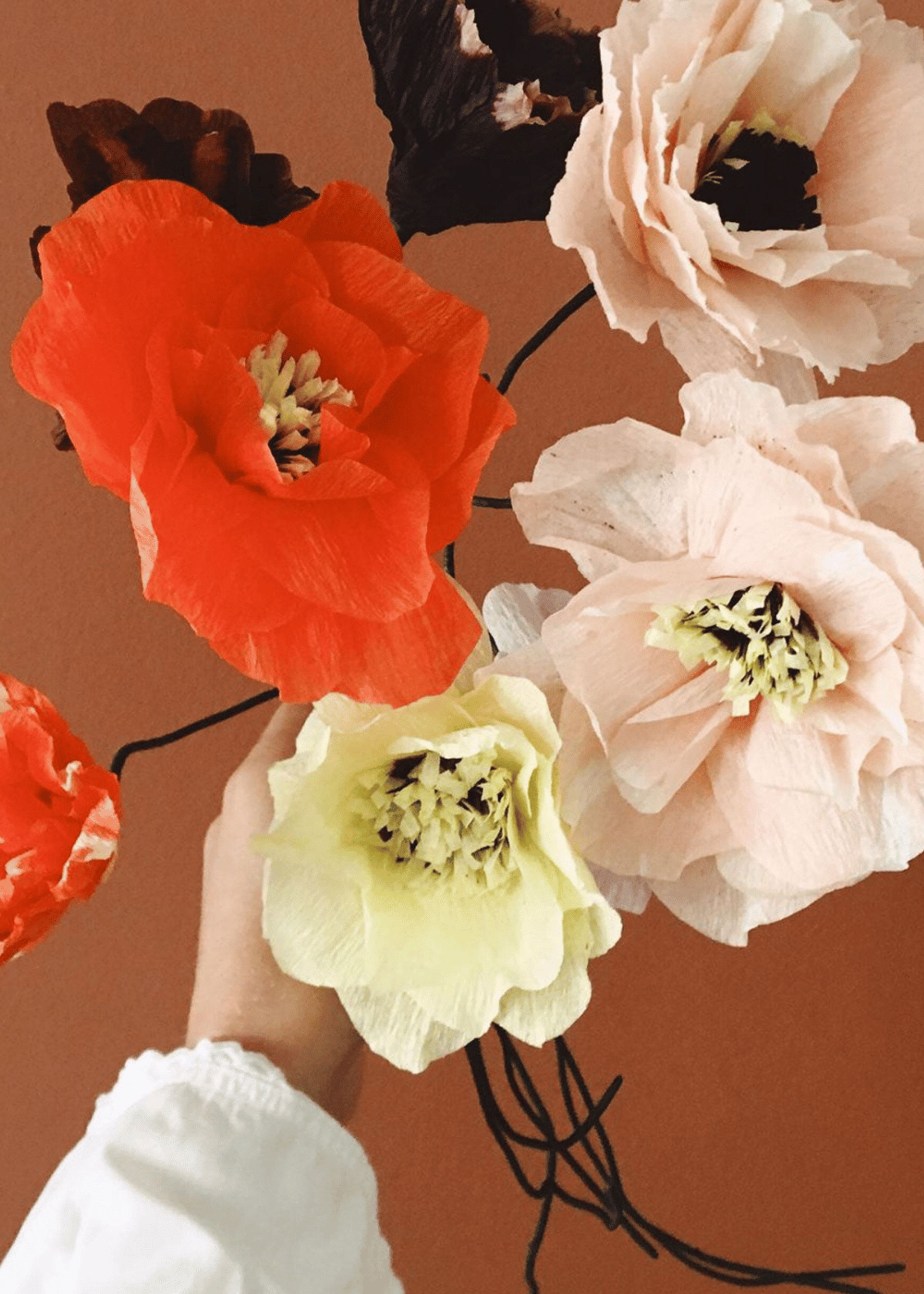 Studio About - Paper Flowers - Paper Flower, Lily - Yellow