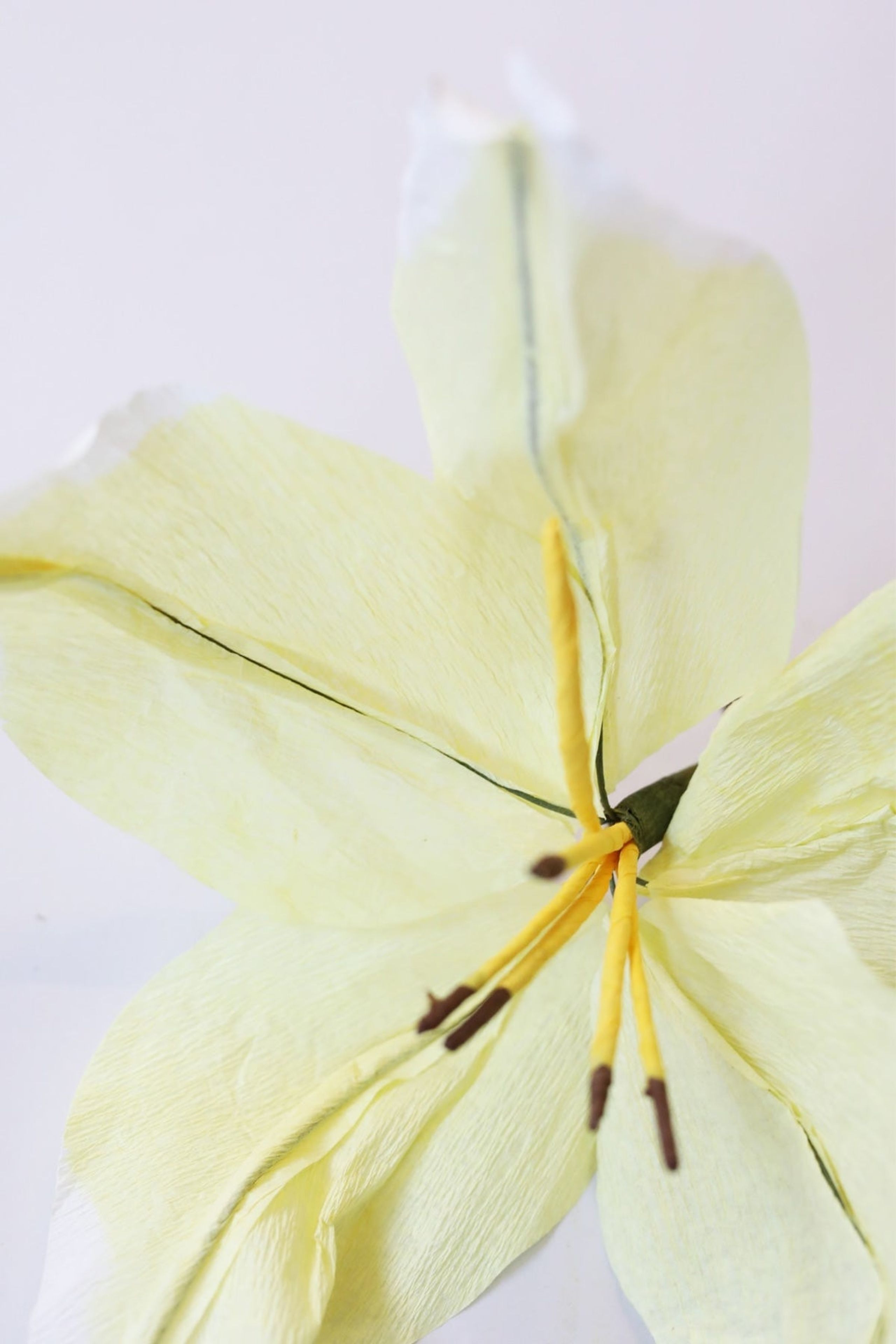 Studio About - Paper Flowers - Paper Flower, Lily - Yellow