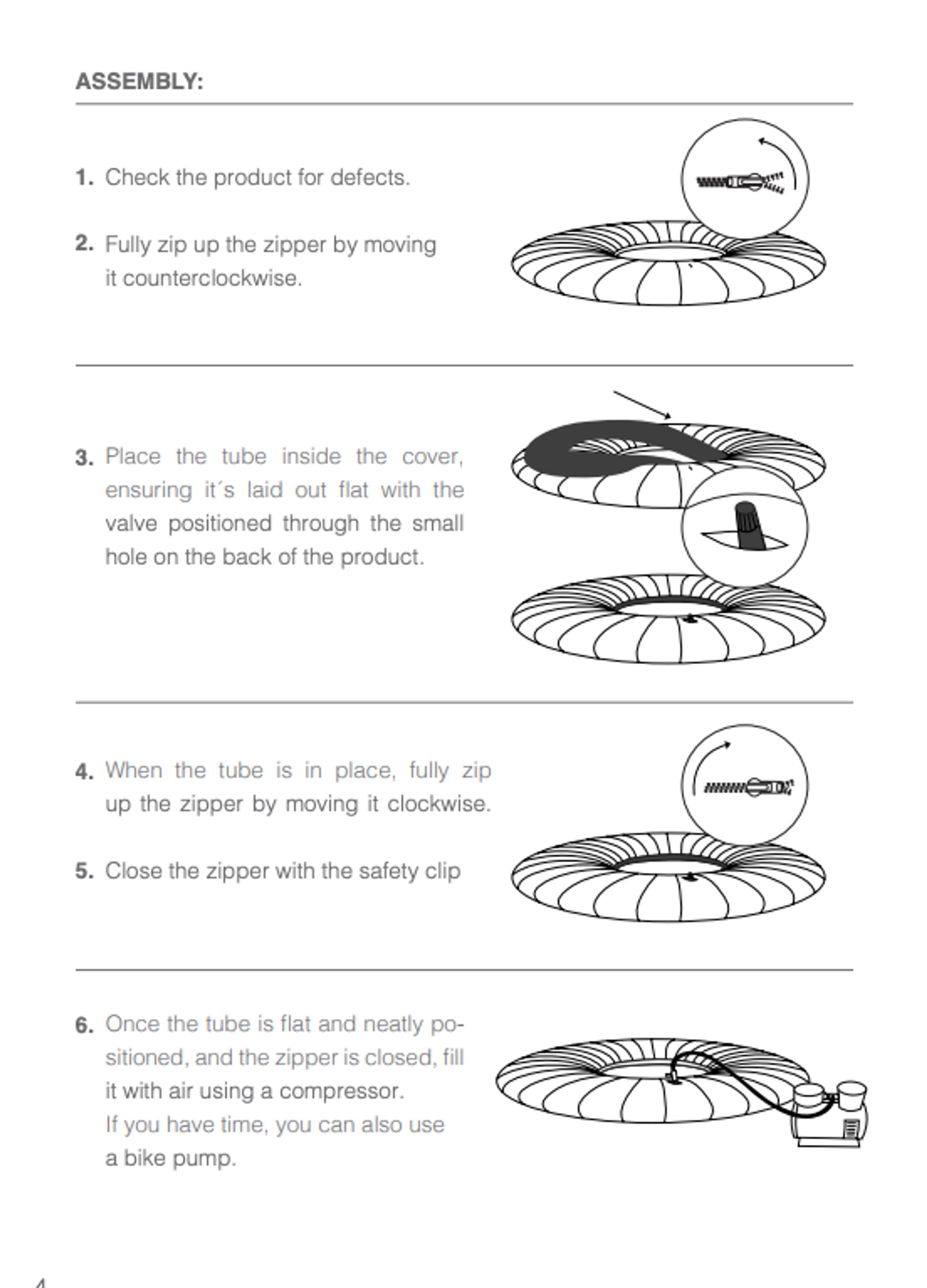 Studio About - Pouf - Float / By Mikkel Lang Mikkelsen - Blue/Ochre - Small