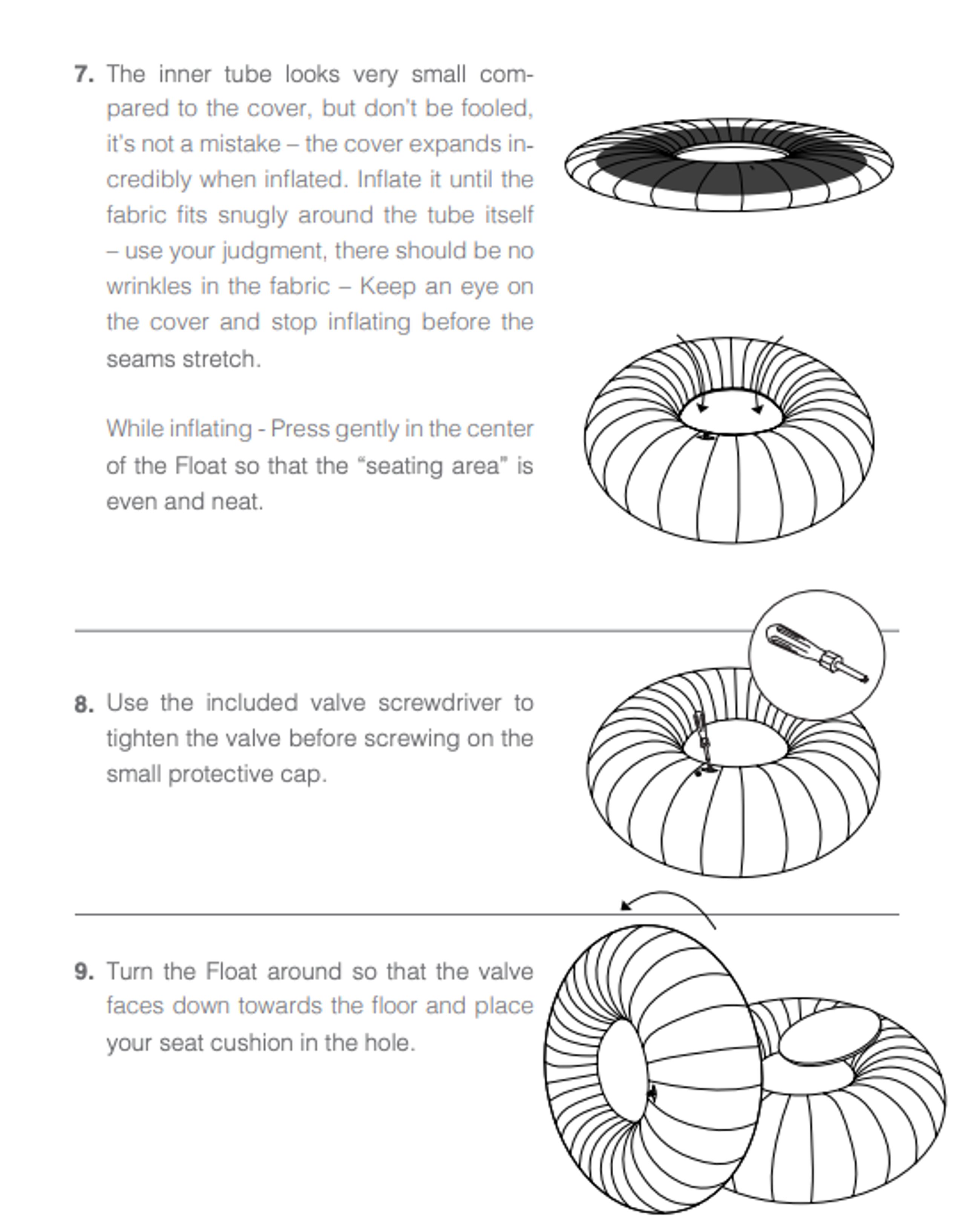 Studio About - Puf - Float / By Mikkel Lang Mikkelsen - Dark Blue/Ochre - Small