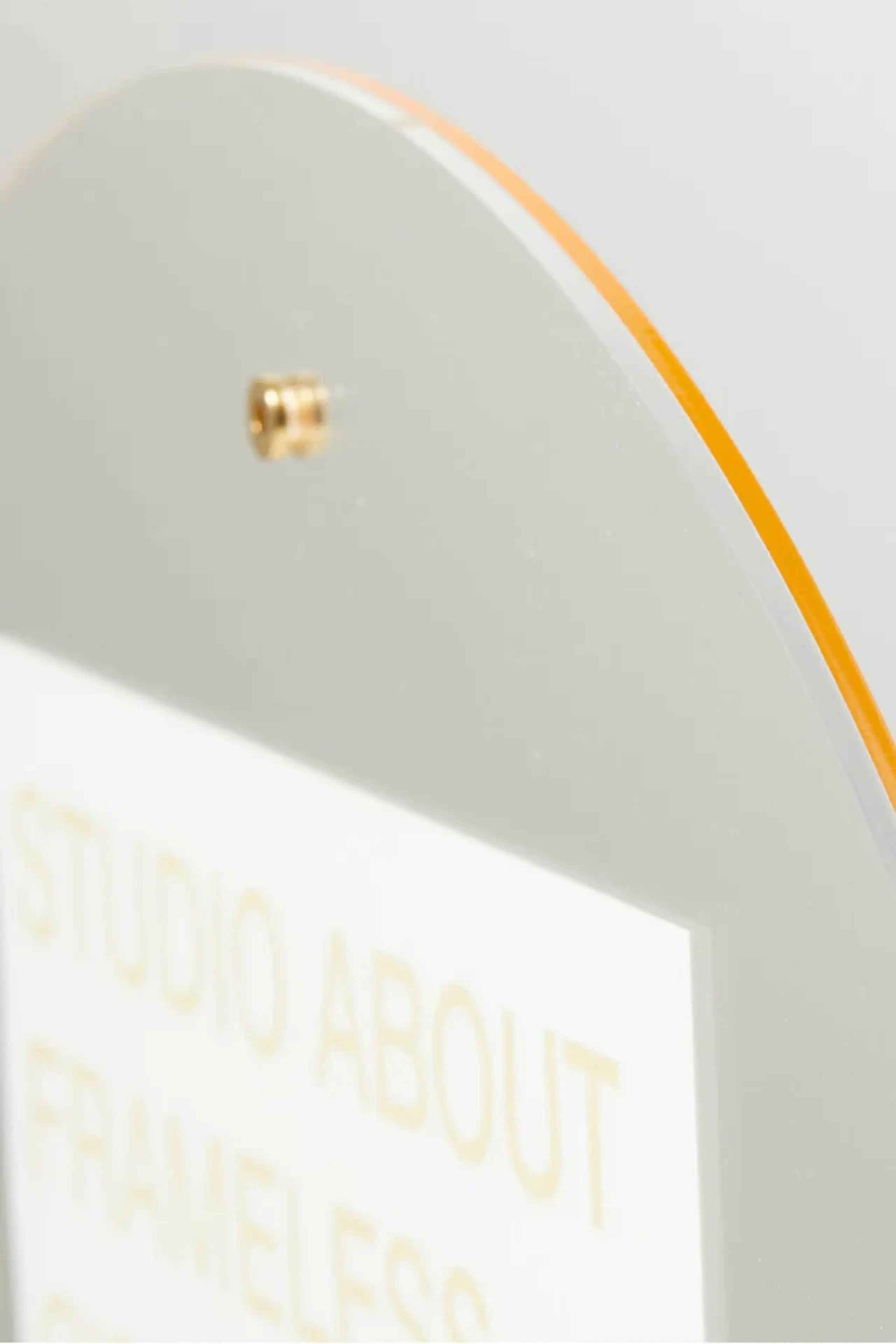 Studio About - Frames - Frameless - A4, Circle - FRAMELESS, A4, CIRCLE, YELLOW,