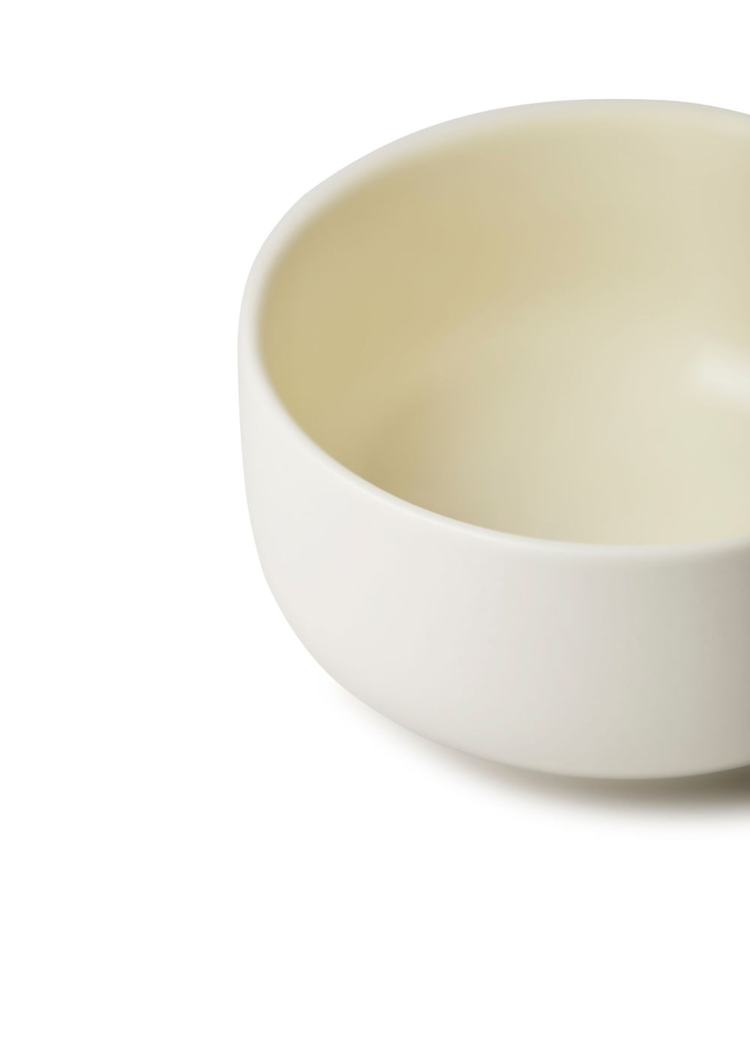 Studio About - Bowl - Clayware Bowl - Medium - 2 pcs - Ivory/Yellow