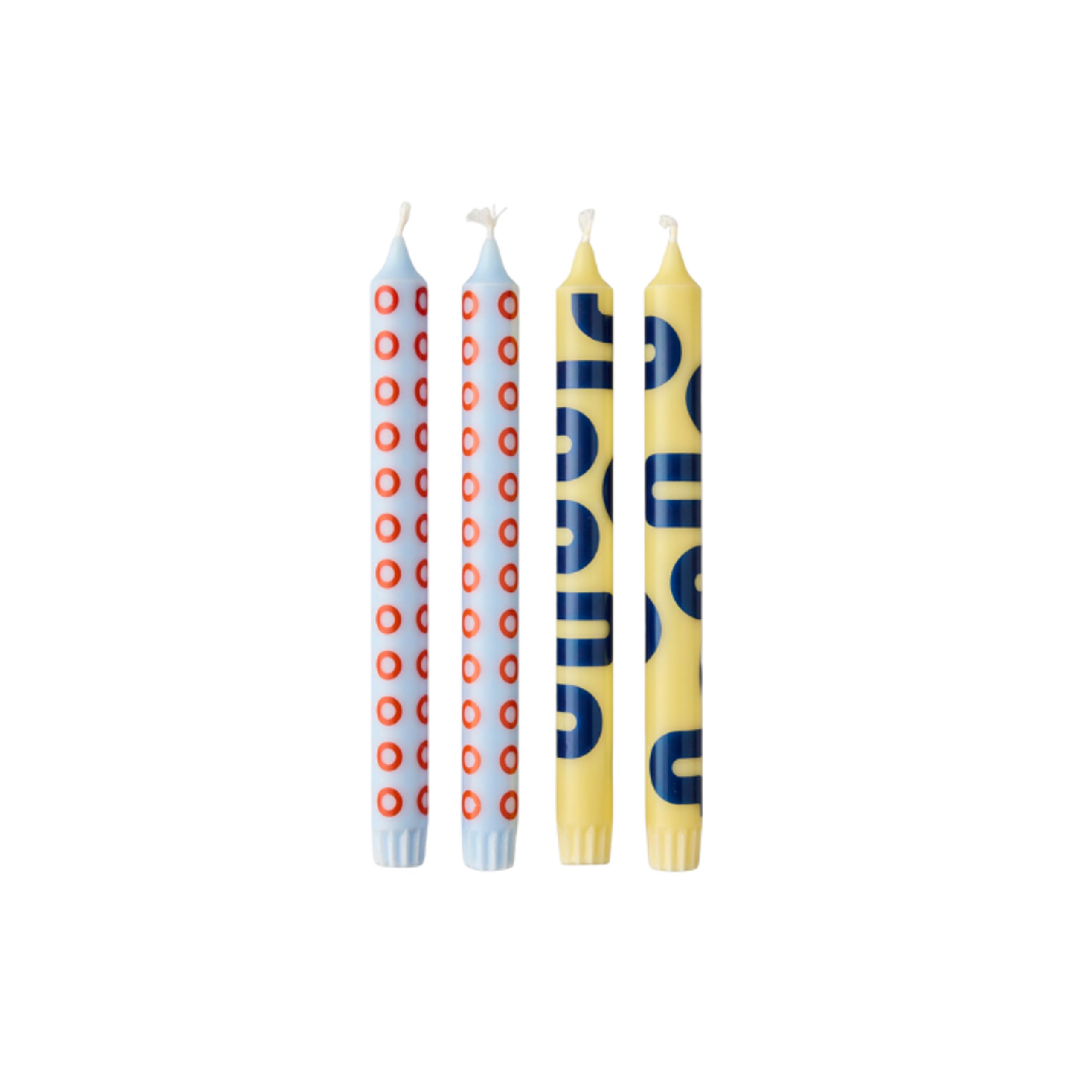 Studio About - Świece - Candles / By Mikkel Lang Mikkelsen - Yellow/Blue