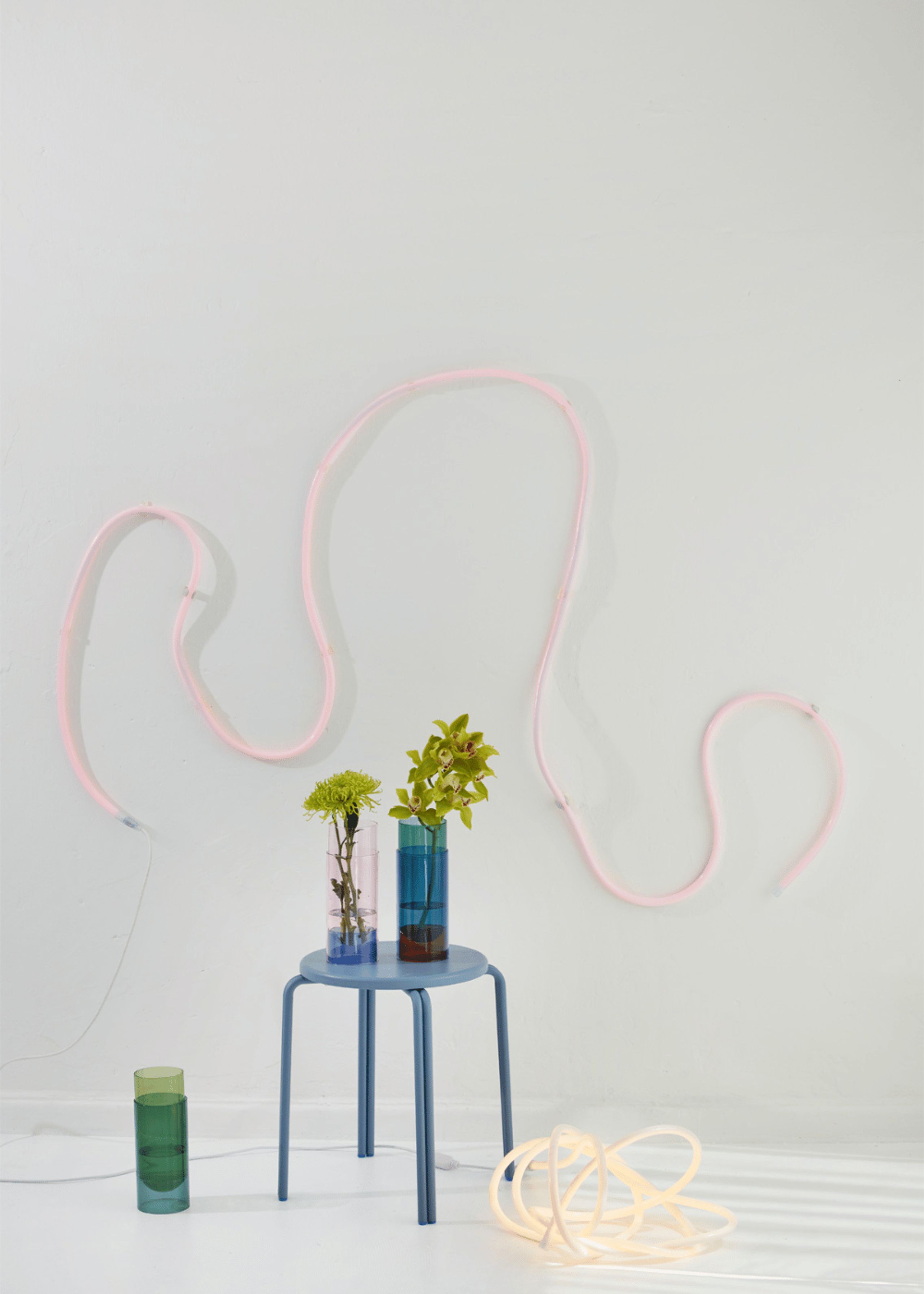 Studio About - Vase - BOUQUET TUBE, LARGE - Blue