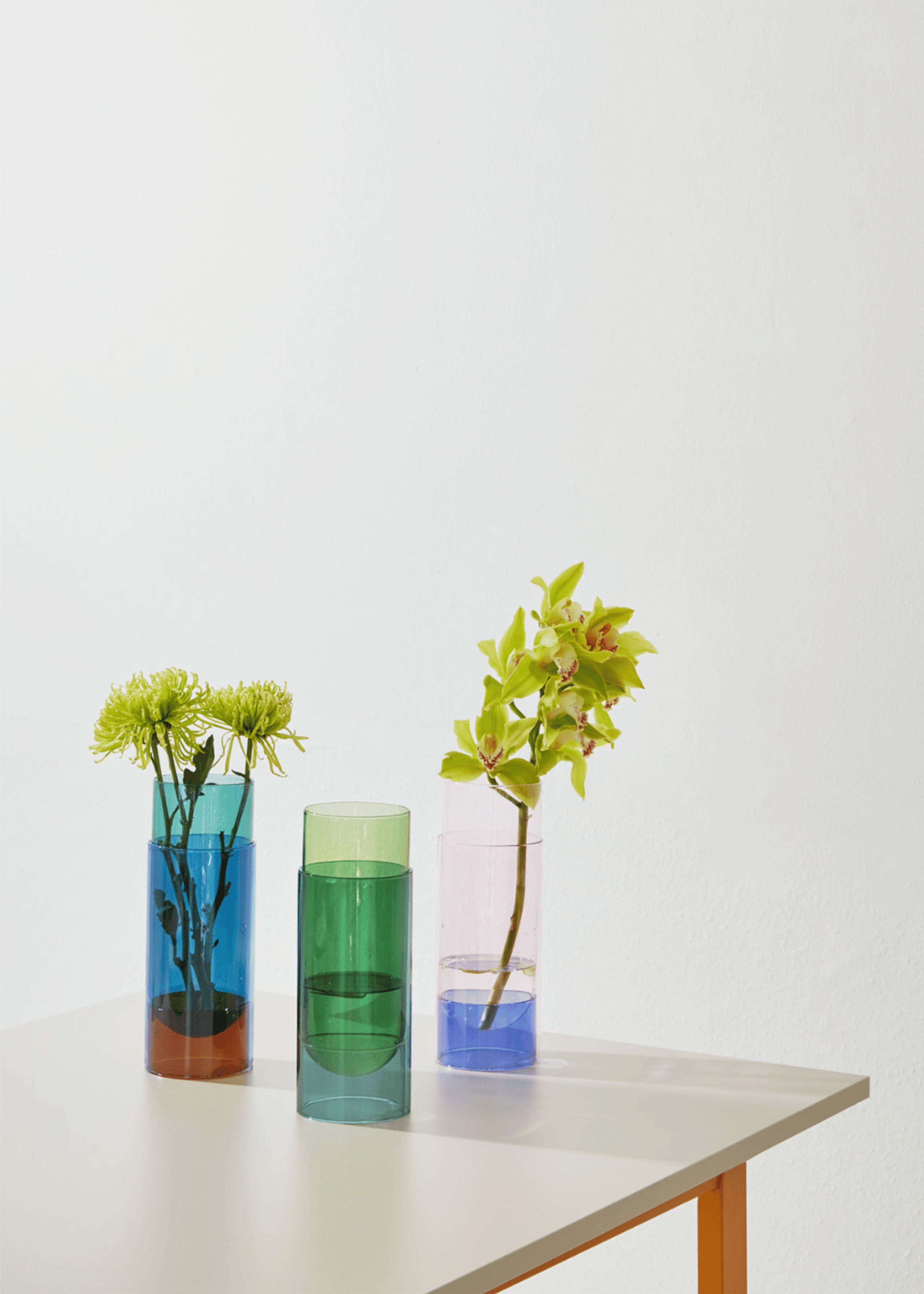 Studio About - Vase - BOUQUET TUBE, LARGE - Blue