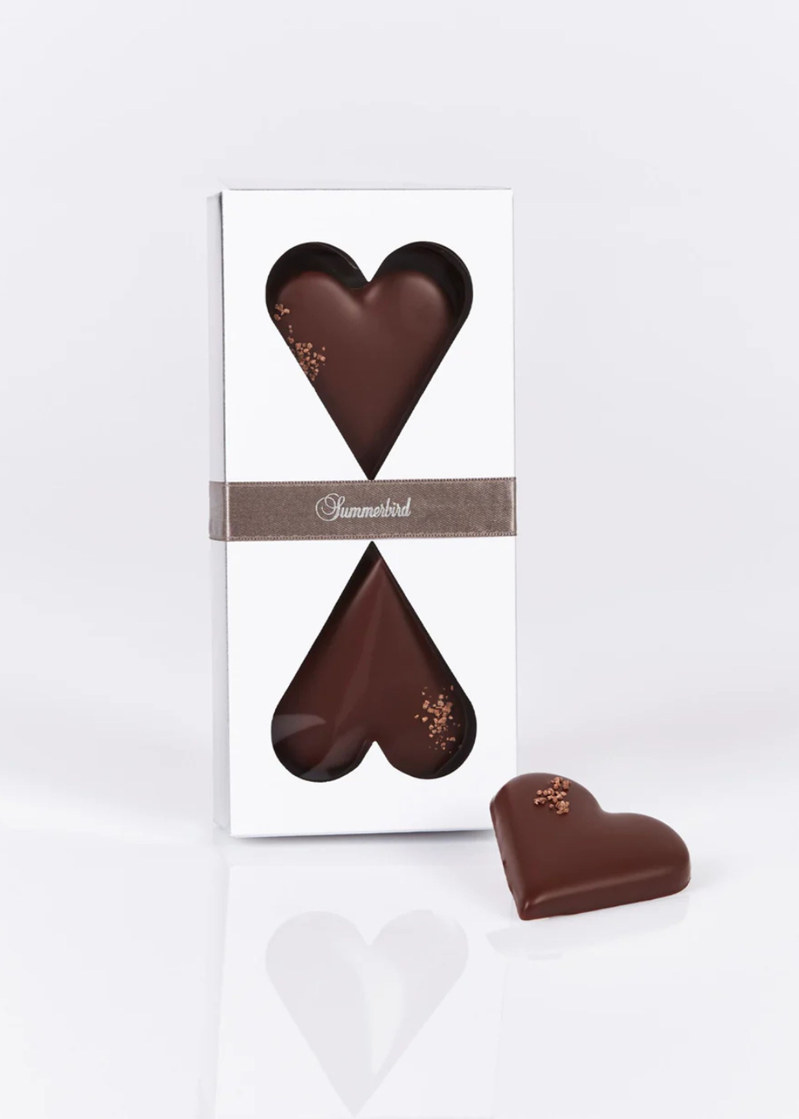 Summerbird - Chocolate - Hearts 2 Gift Box - Marzipan