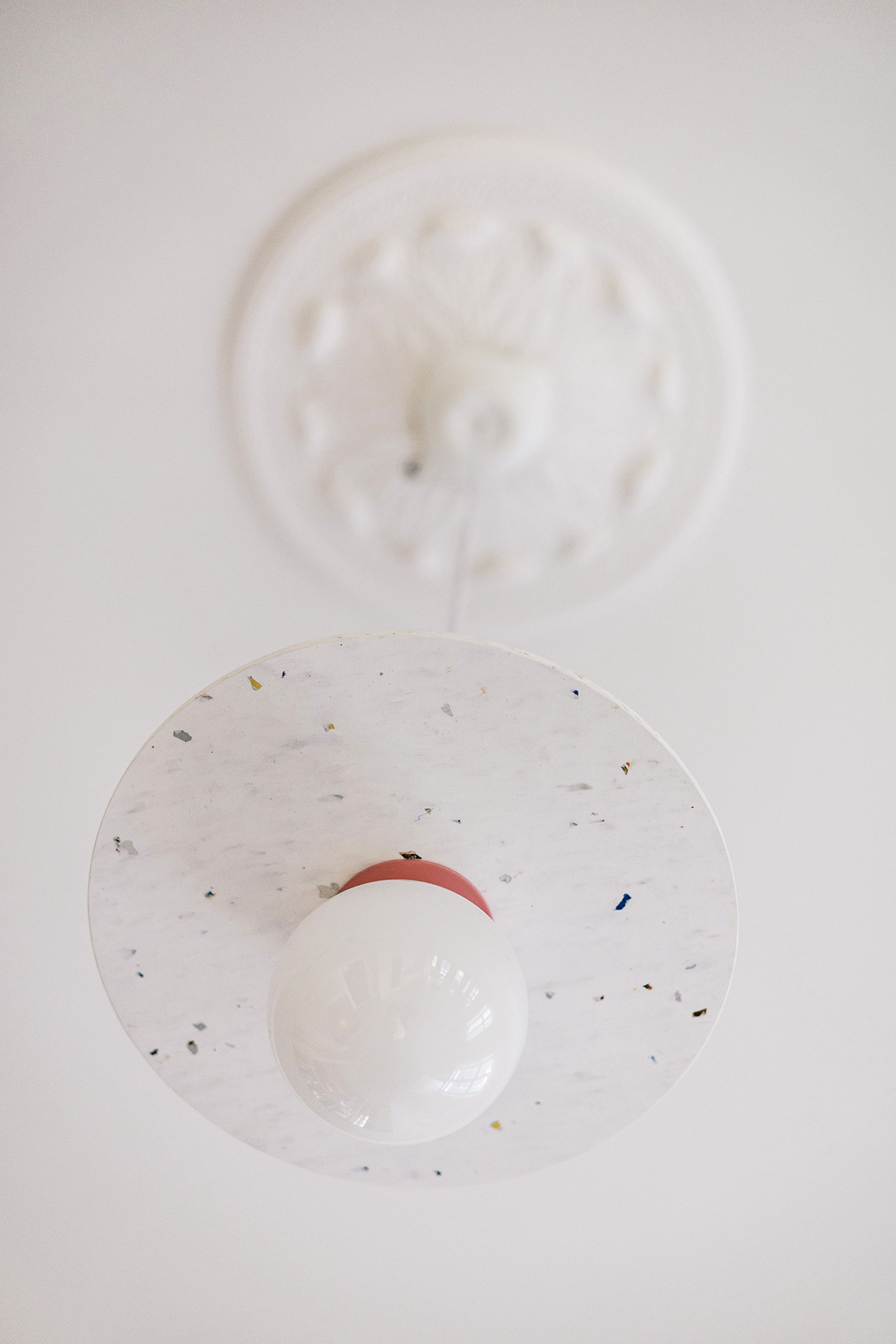 Swedish Ninja - Pendant Lamp - PLUTO LITTLE Alba White - Bubblegum Pink