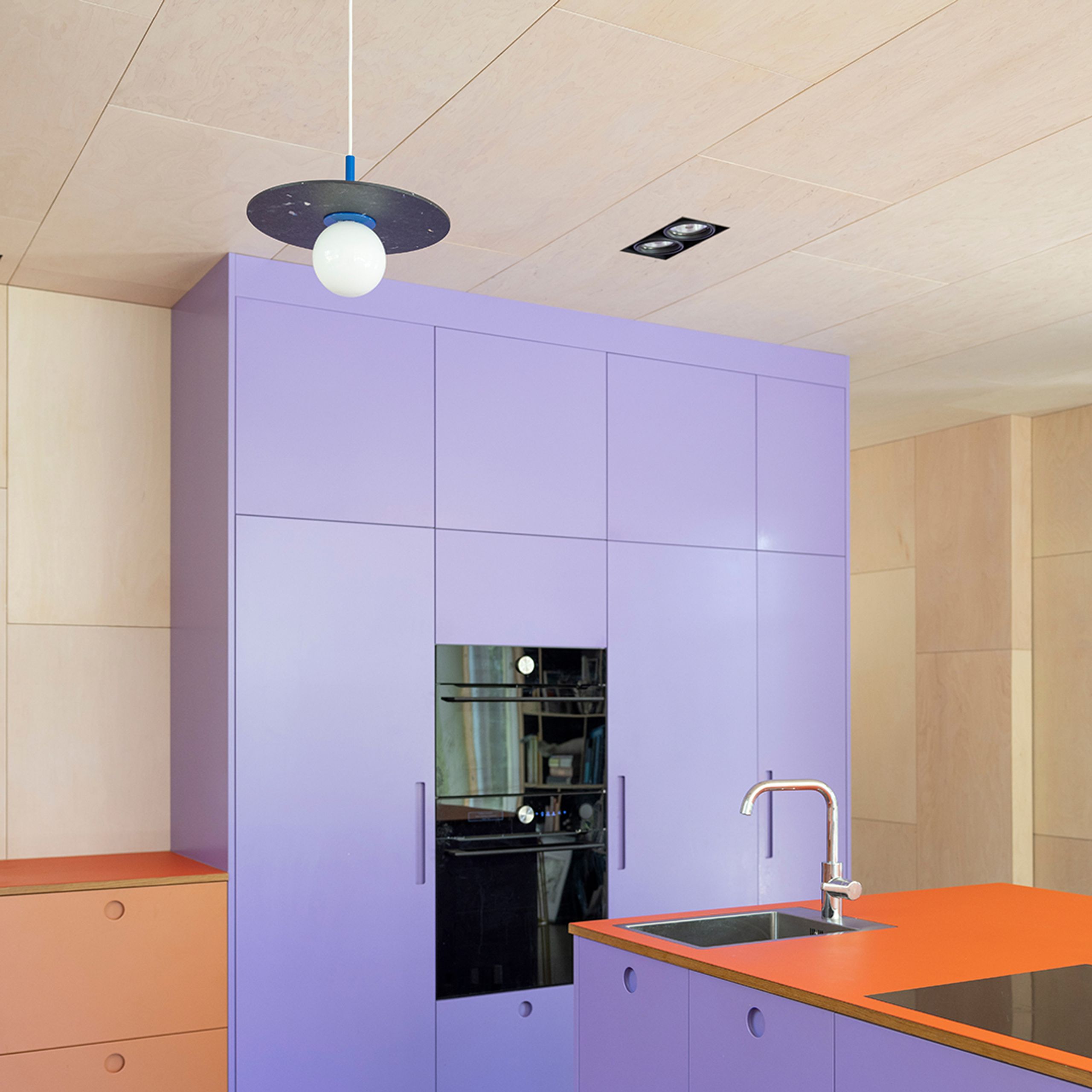 Swedish Ninja - Pendelleuchte - PLUTO LITTLE Charcoal Black - Sandcastle Ochre