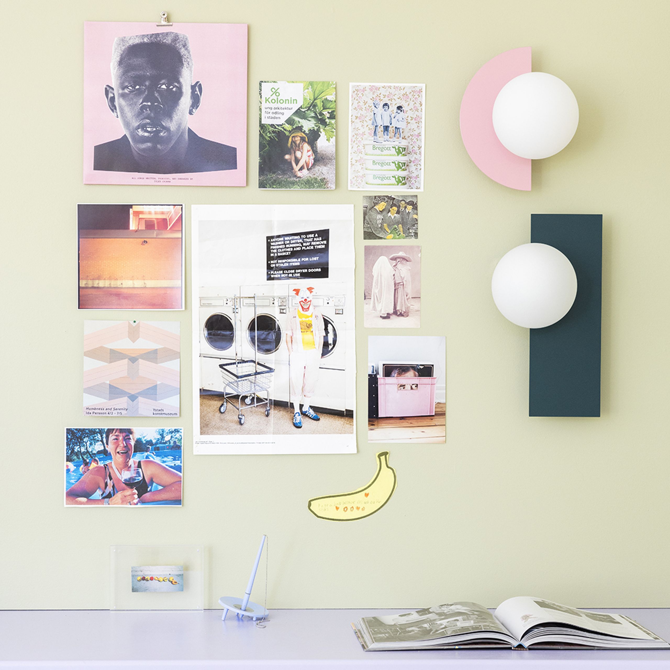 Swedish Ninja - Nástěnné svítidlo - Candy Little Circle 180 S - Bubblegum Pink