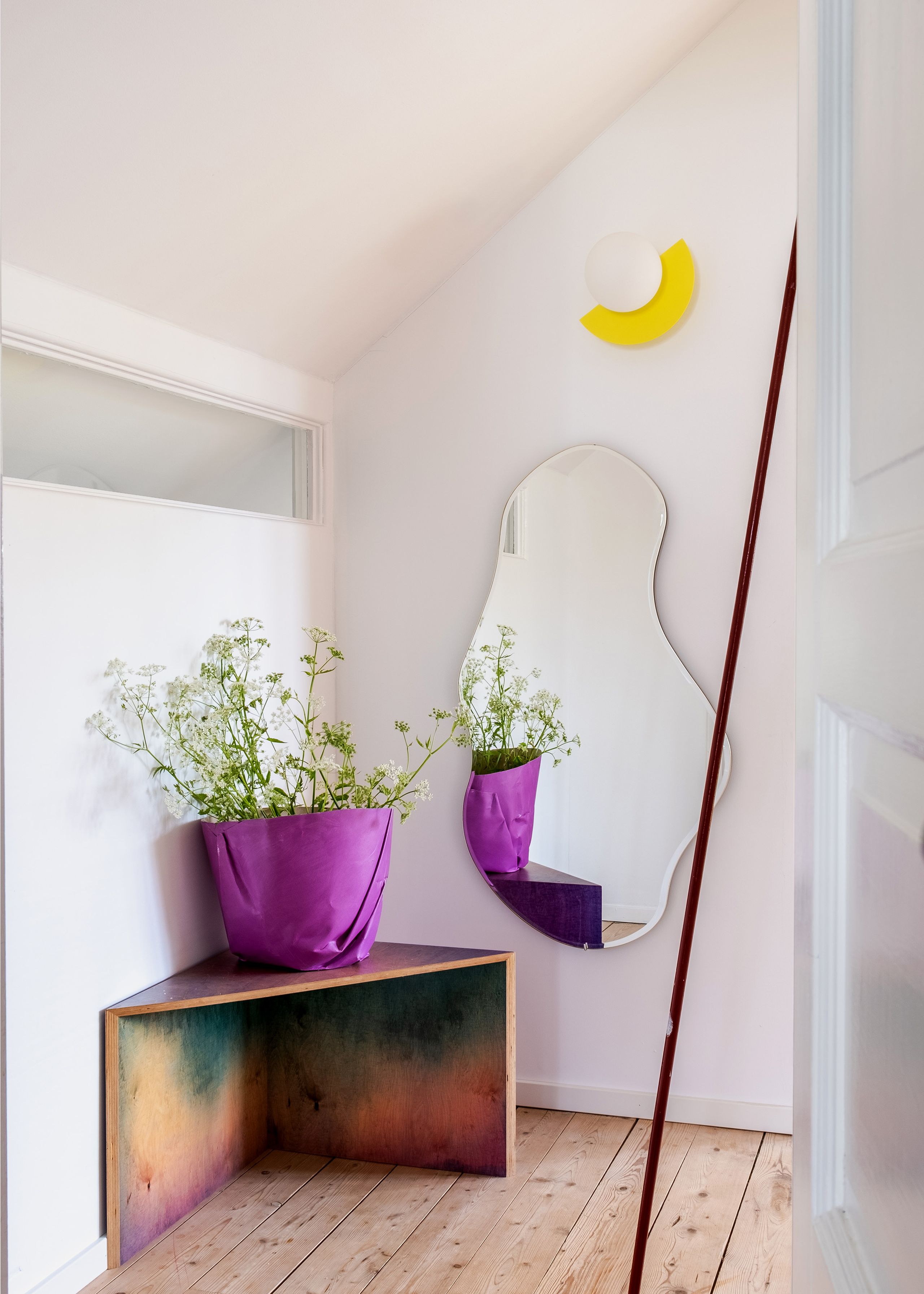 Swedish Ninja - Nástěnné svítidlo - Candy Little Circle 180 S - Bubblegum Pink