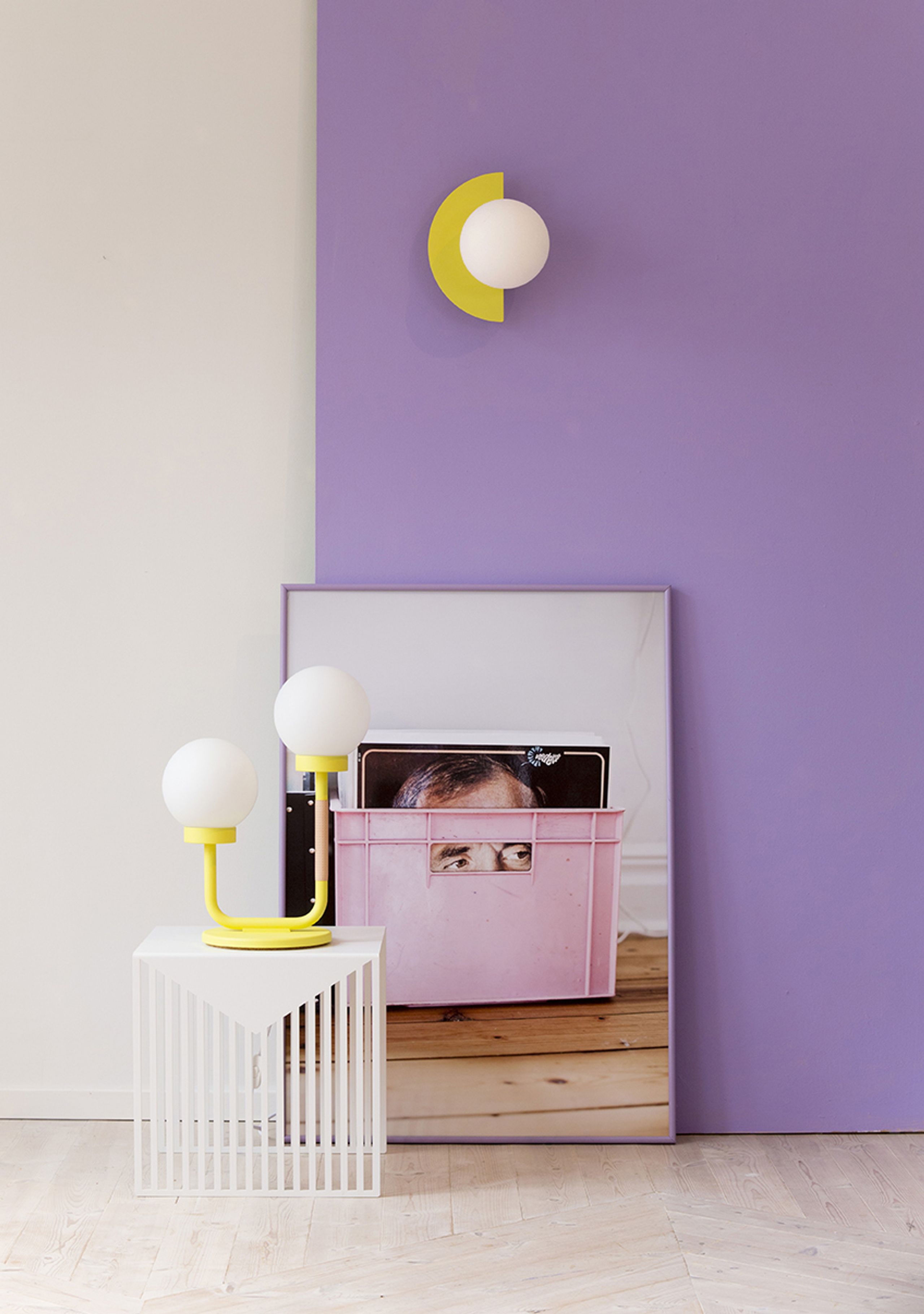 Swedish Ninja - Væglampe - Candy Little Circle 180 S - Ninja Black