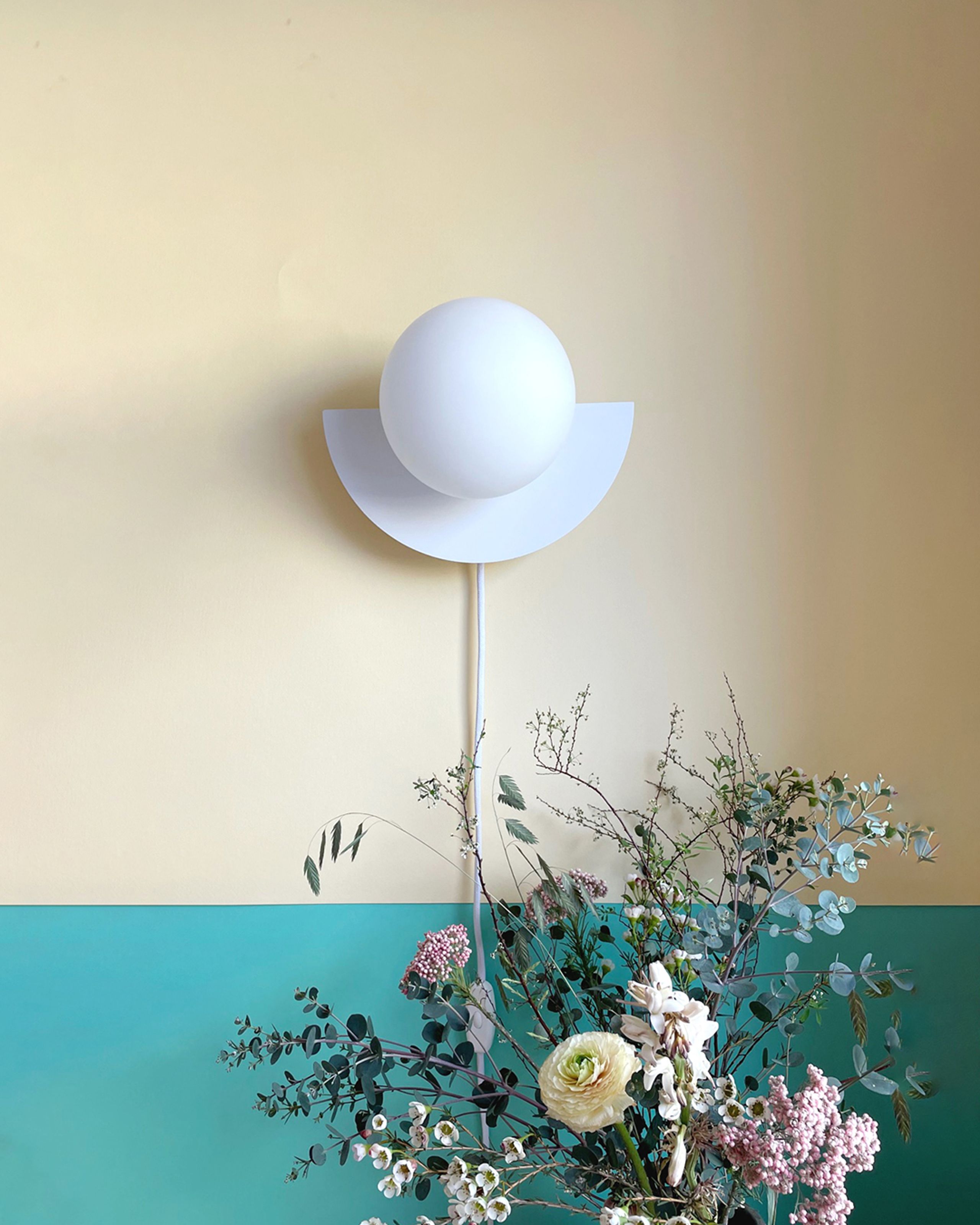 Swedish Ninja - Væglampe - Candy Little Circle 180 S - Ninja Black