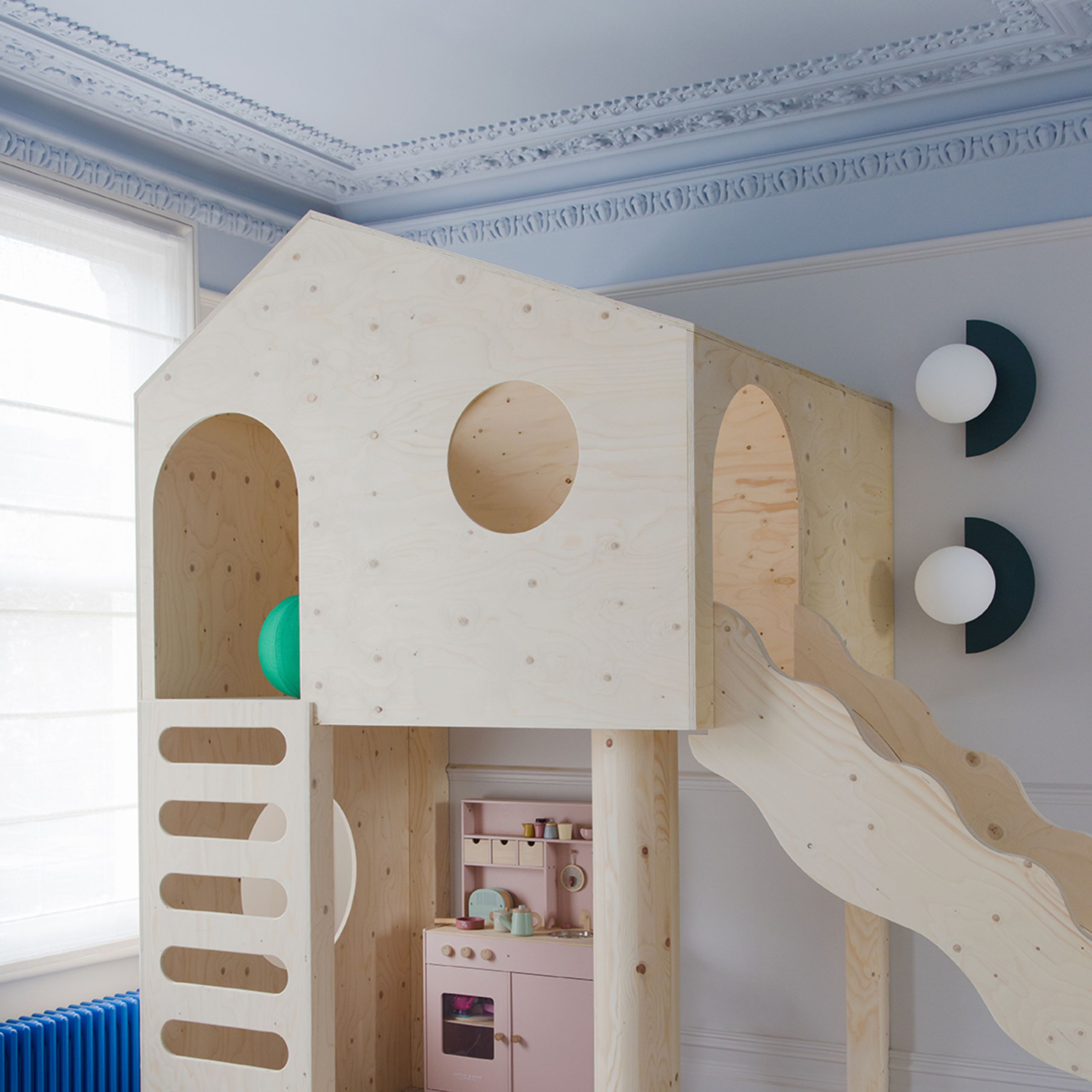 Swedish Ninja - Væglampe - Candy Little Circle 180 S - Ninja Black